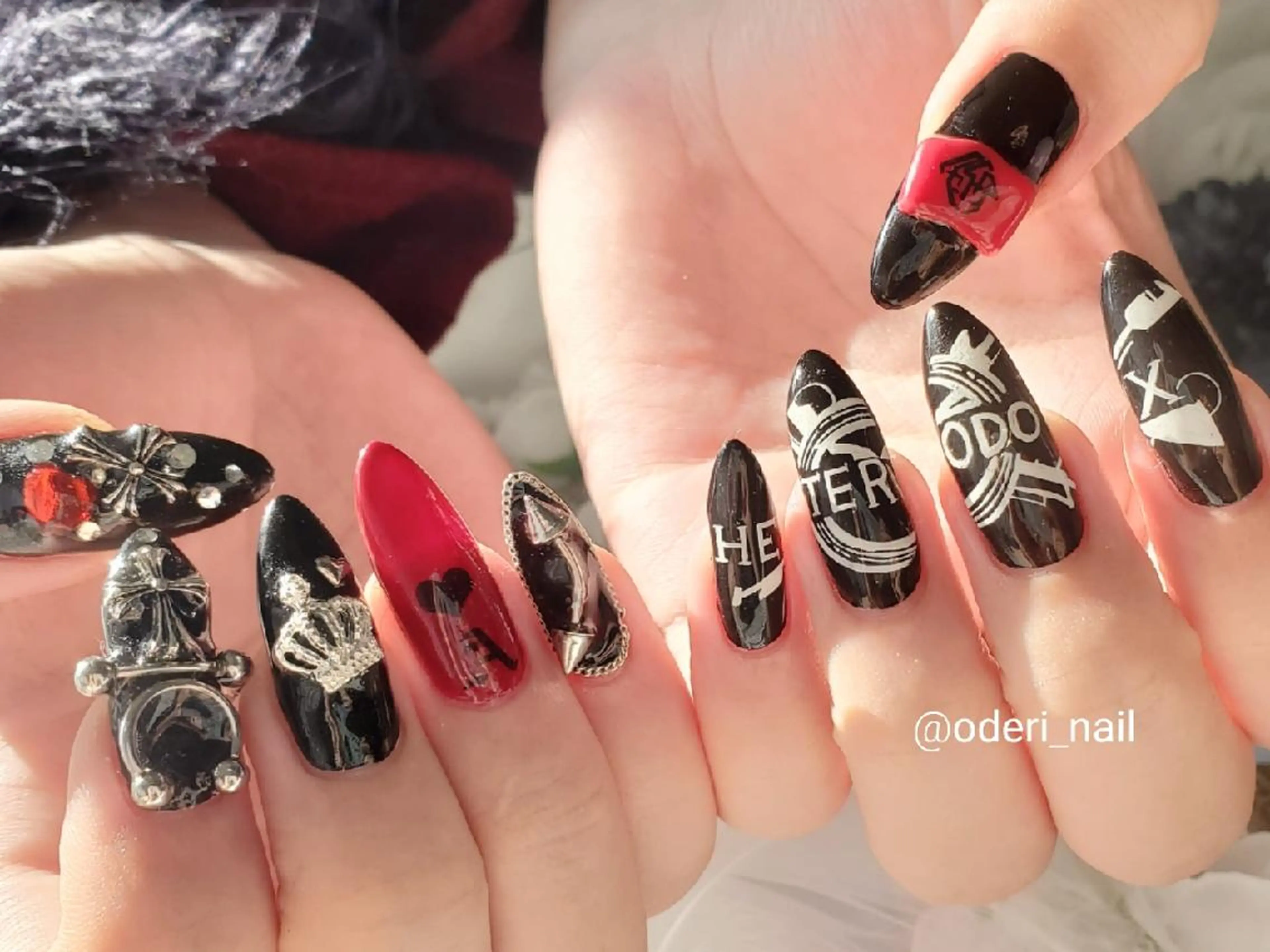 ネイル アートネイル ジェルネイル おで@ oderi_nailのネイルデザイン