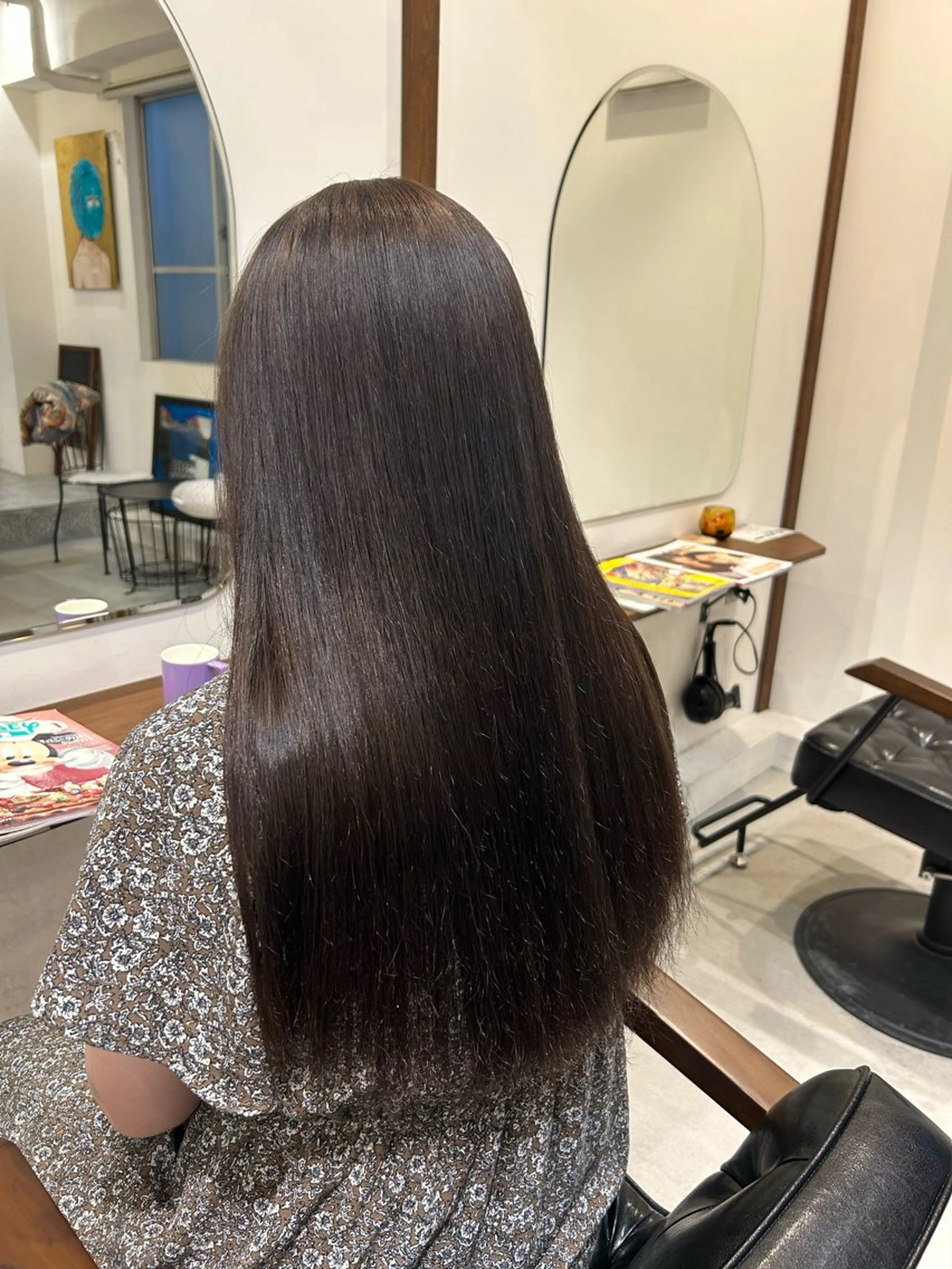 ロング カラー グレージュ 透明感カラー🪽 mioのヘアスタイル