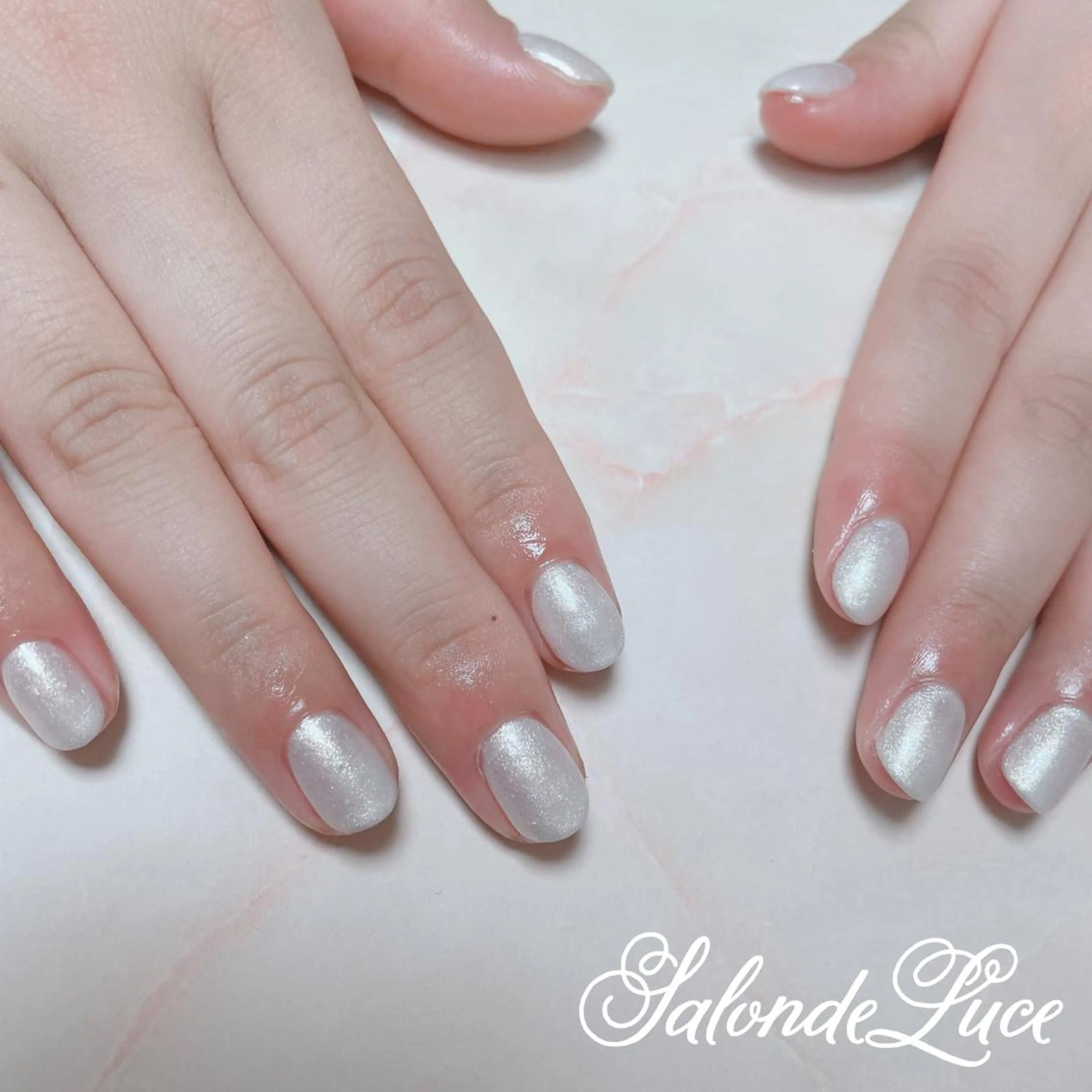 ネイル キラキラネイル ワンカラーネイル ハンドネイル Salon de Luceのネイルデザイン