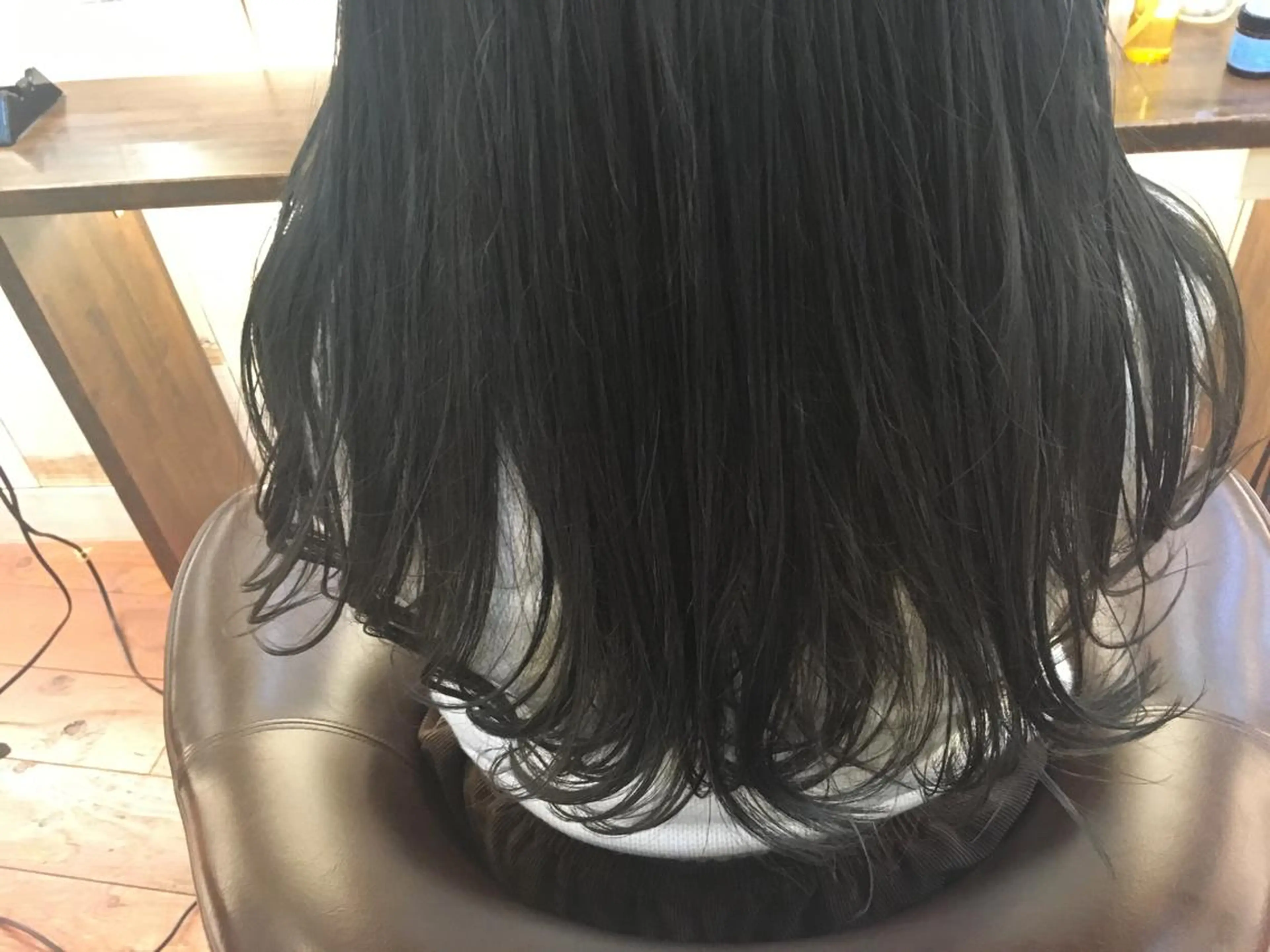 ロング カラー アッシュ ブルーカラー ブルーアッシュ Lagom(ラゴム) なかだのヘアスタイル