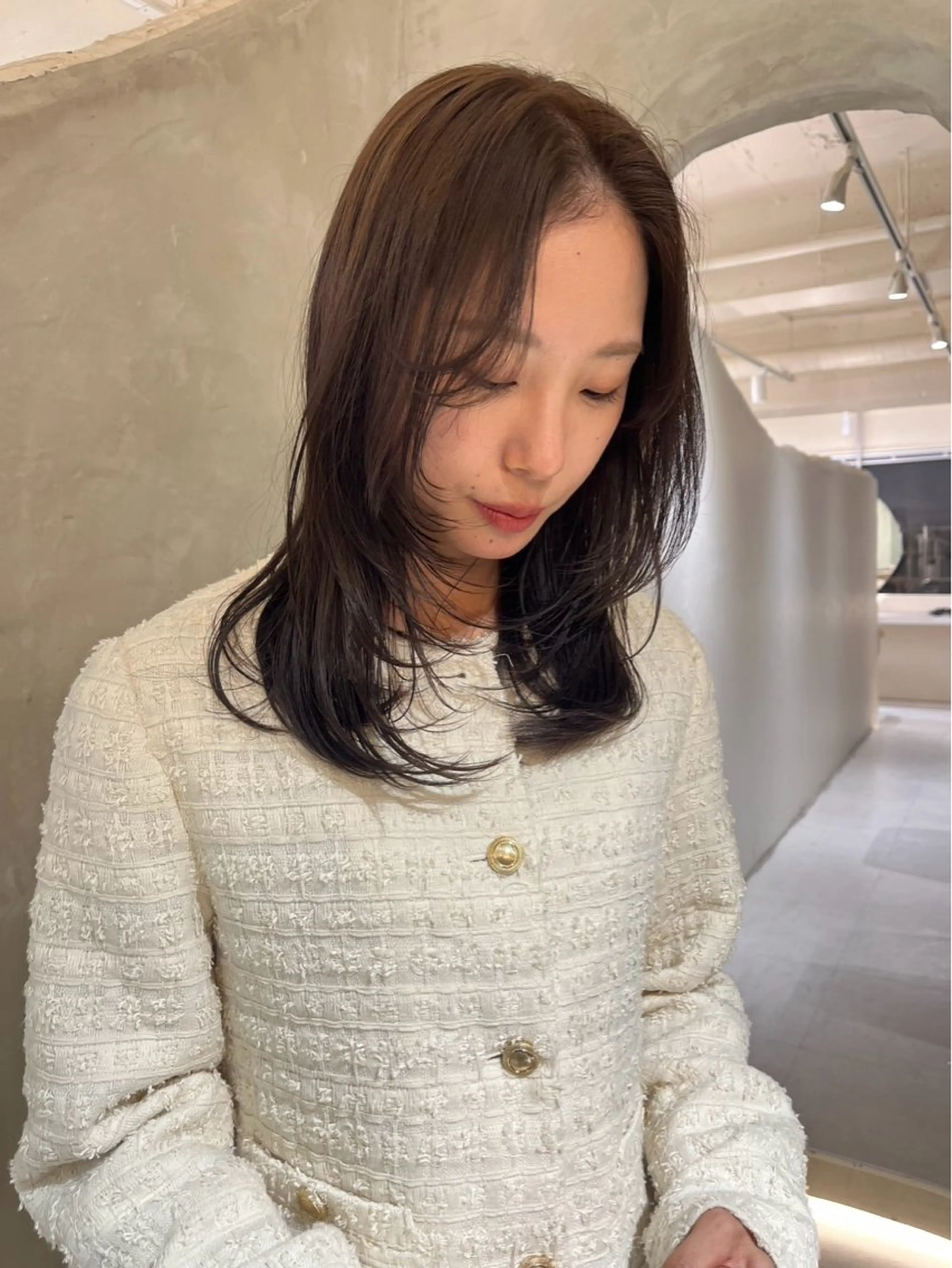 セミロング 横浜/ショート/ レイヤーカットのヘアスタイル