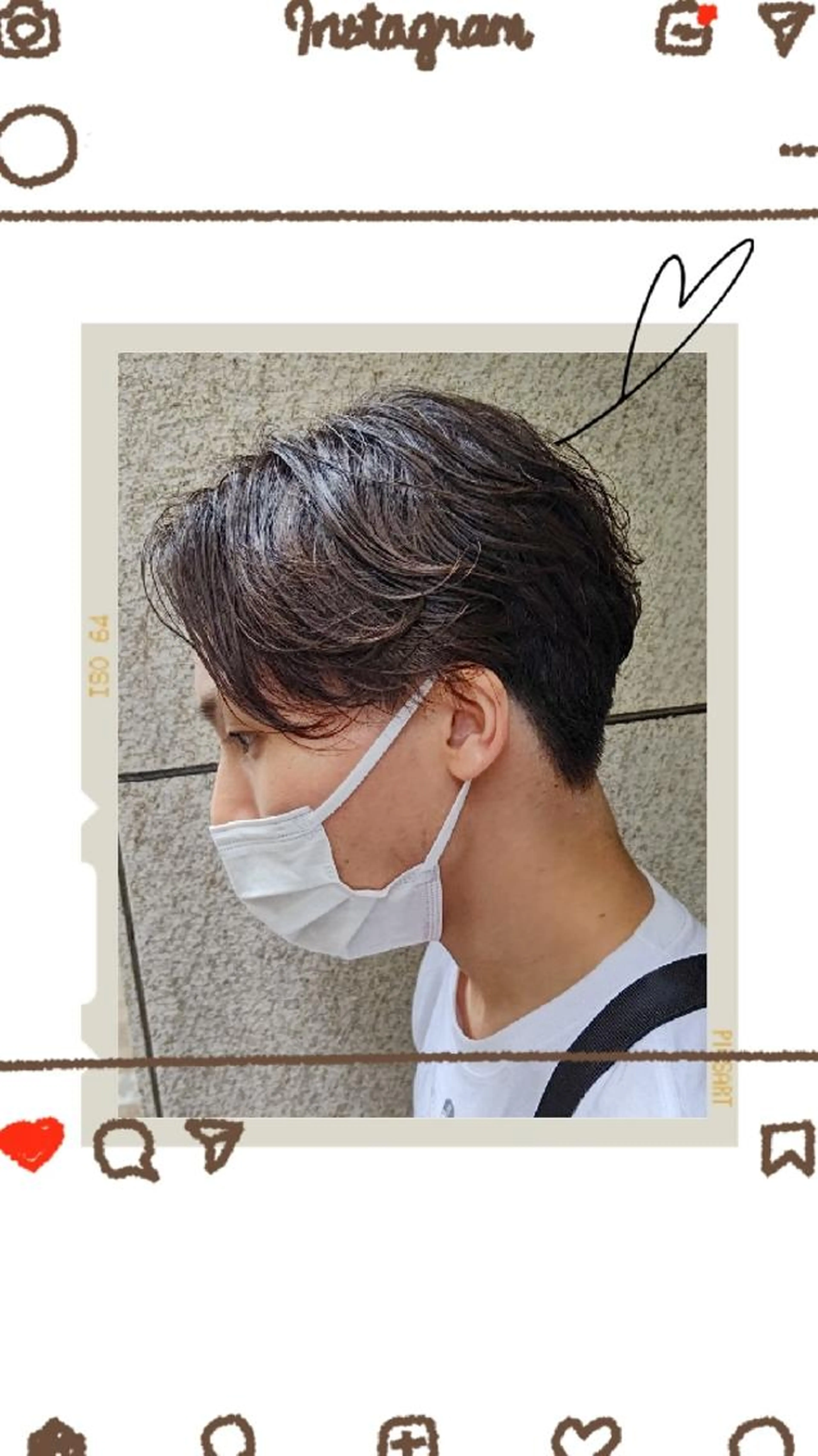 🌟メンズカット➕パーマ➕オリジナル頭皮用トリートメント🌟の写真