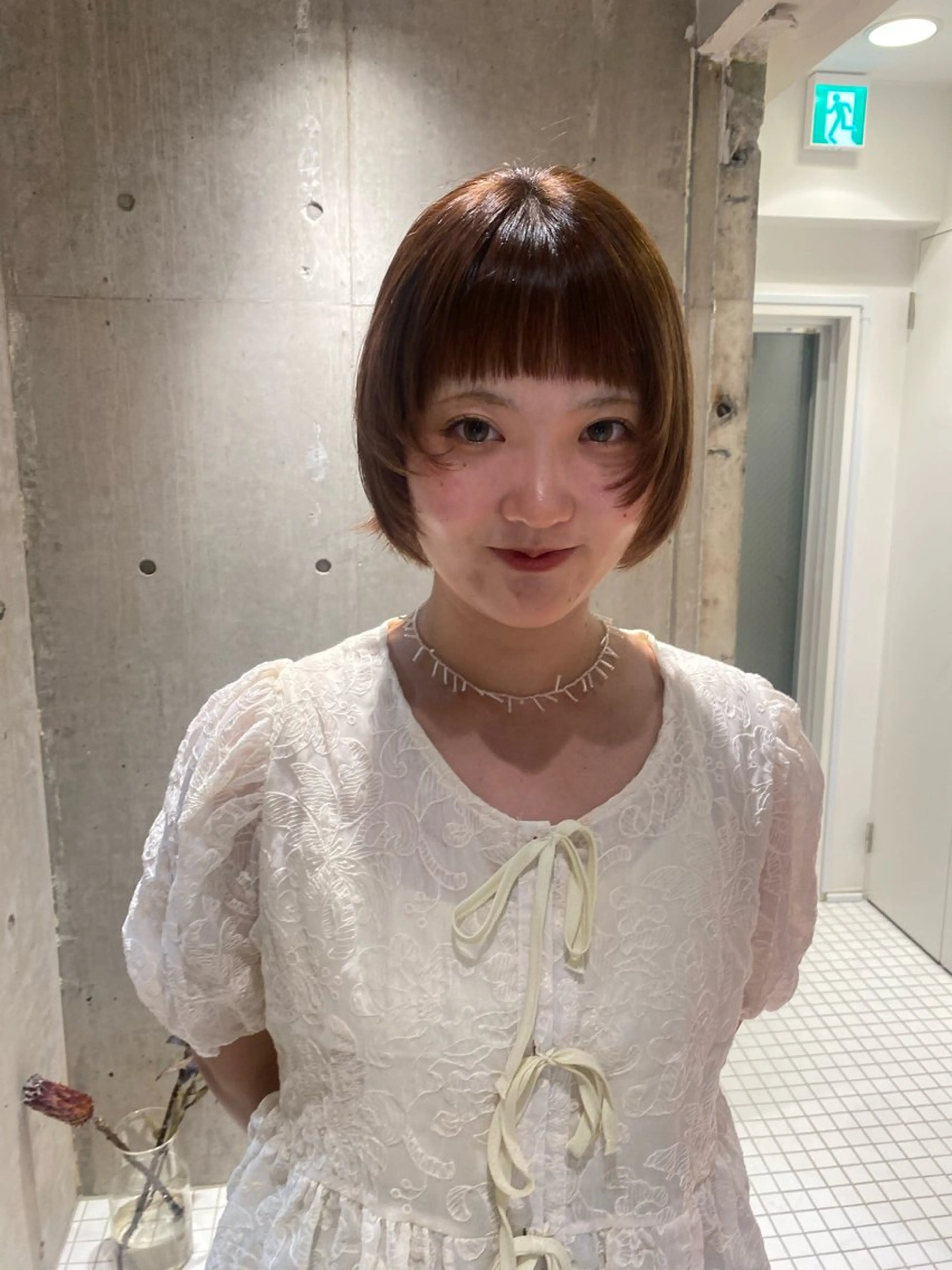 ショート カット ヘアカラー ウツワ所属・高円寺/loca/ 田中南帆のヘアスタイル