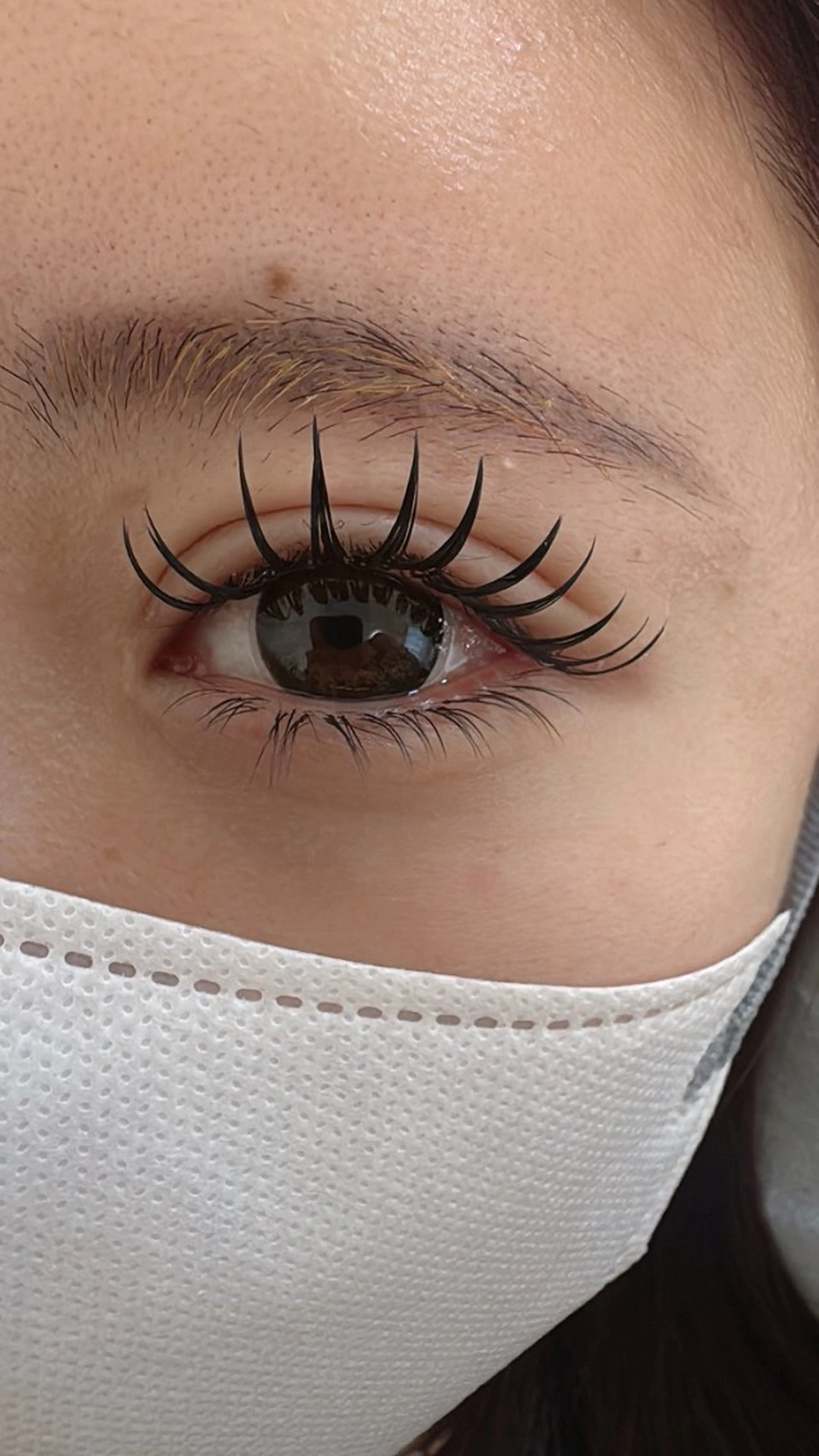 マツエク・マツパ 束感まつ毛 下まつげエクステ マツエク パリジェンヌ マツエク専門店　玲子のマツエク・マツパデザイン