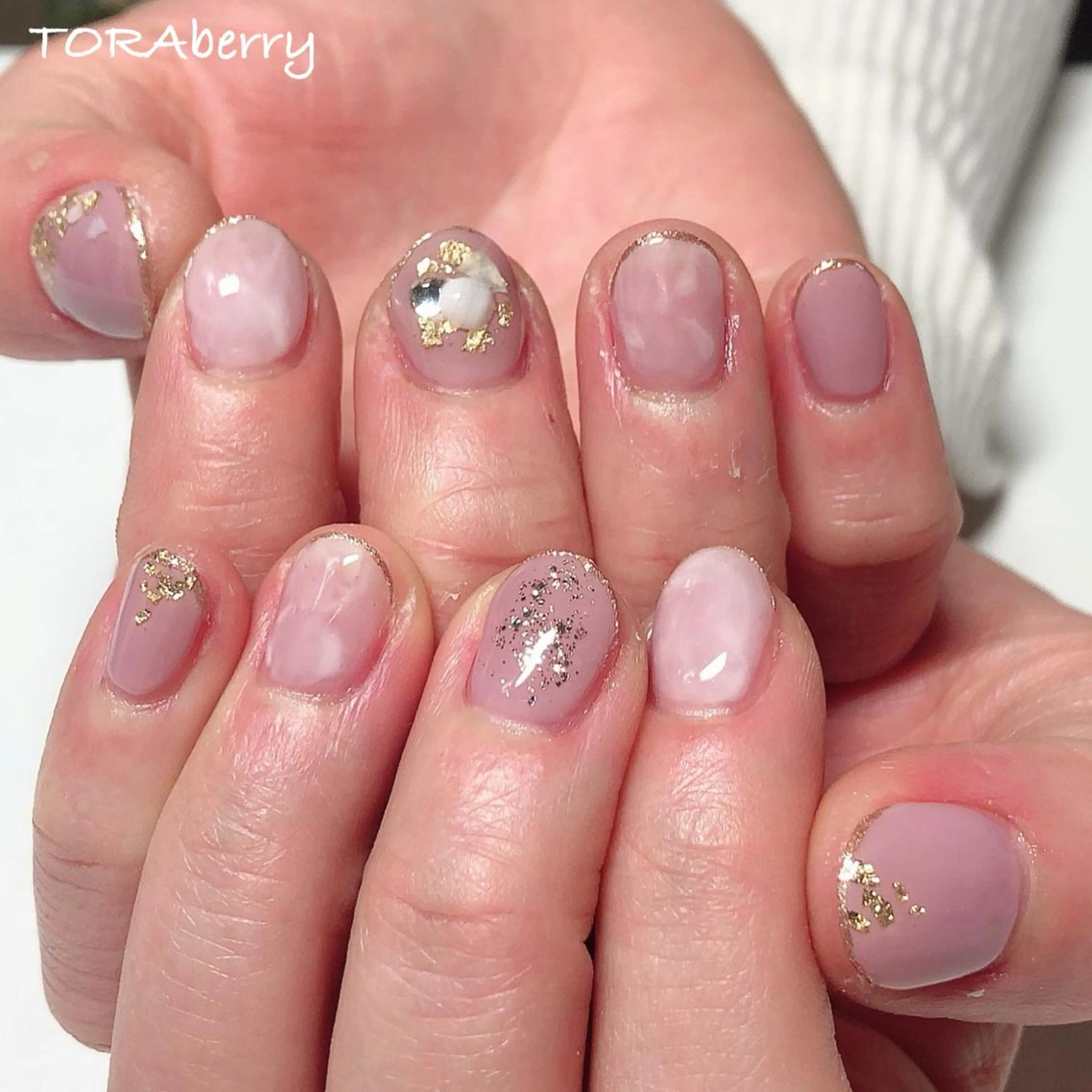 ネイル ニュアンスネイル ハンドネイル ネイリスト なつみのネイルデザイン