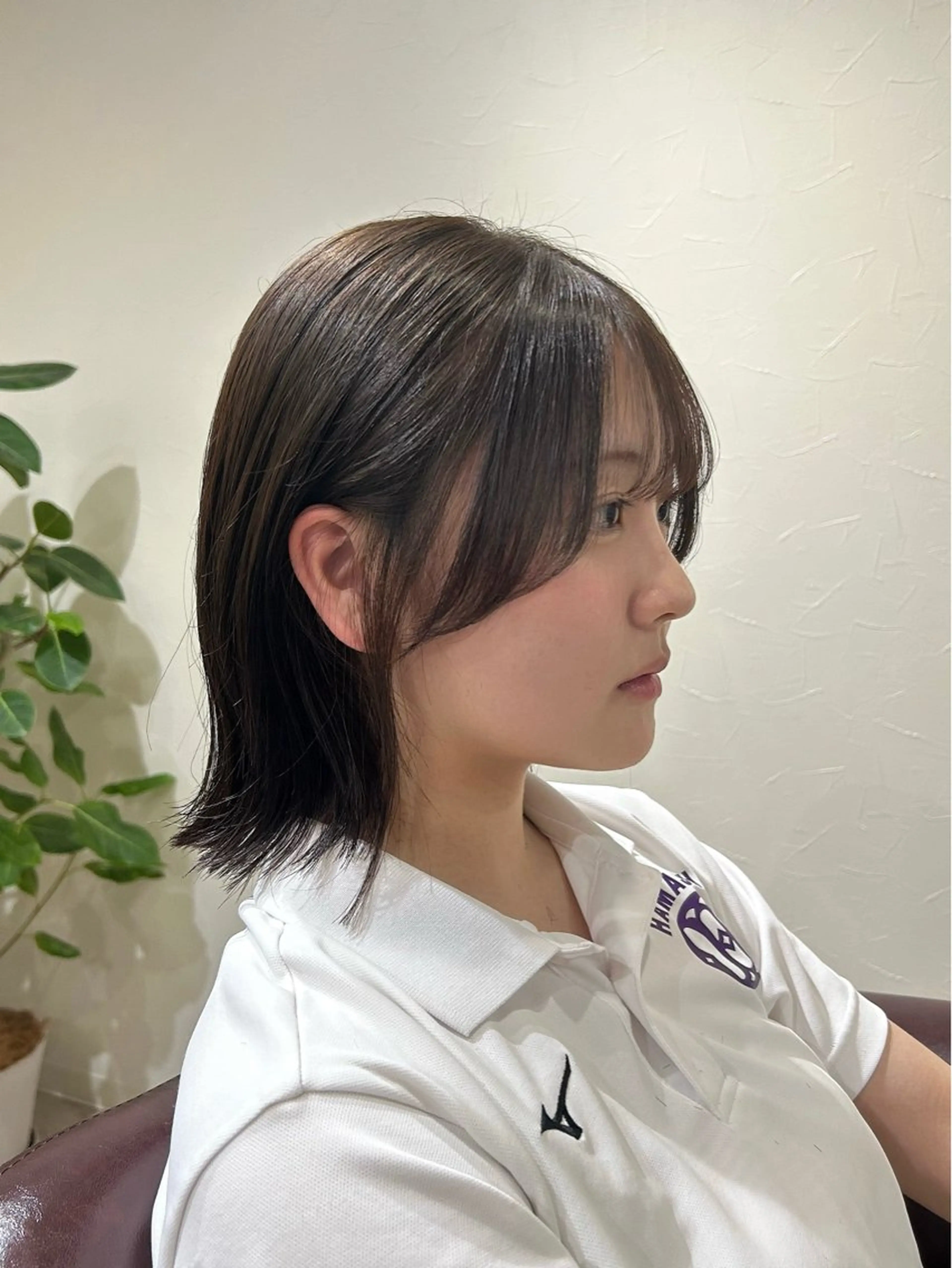 前髪カットの写真