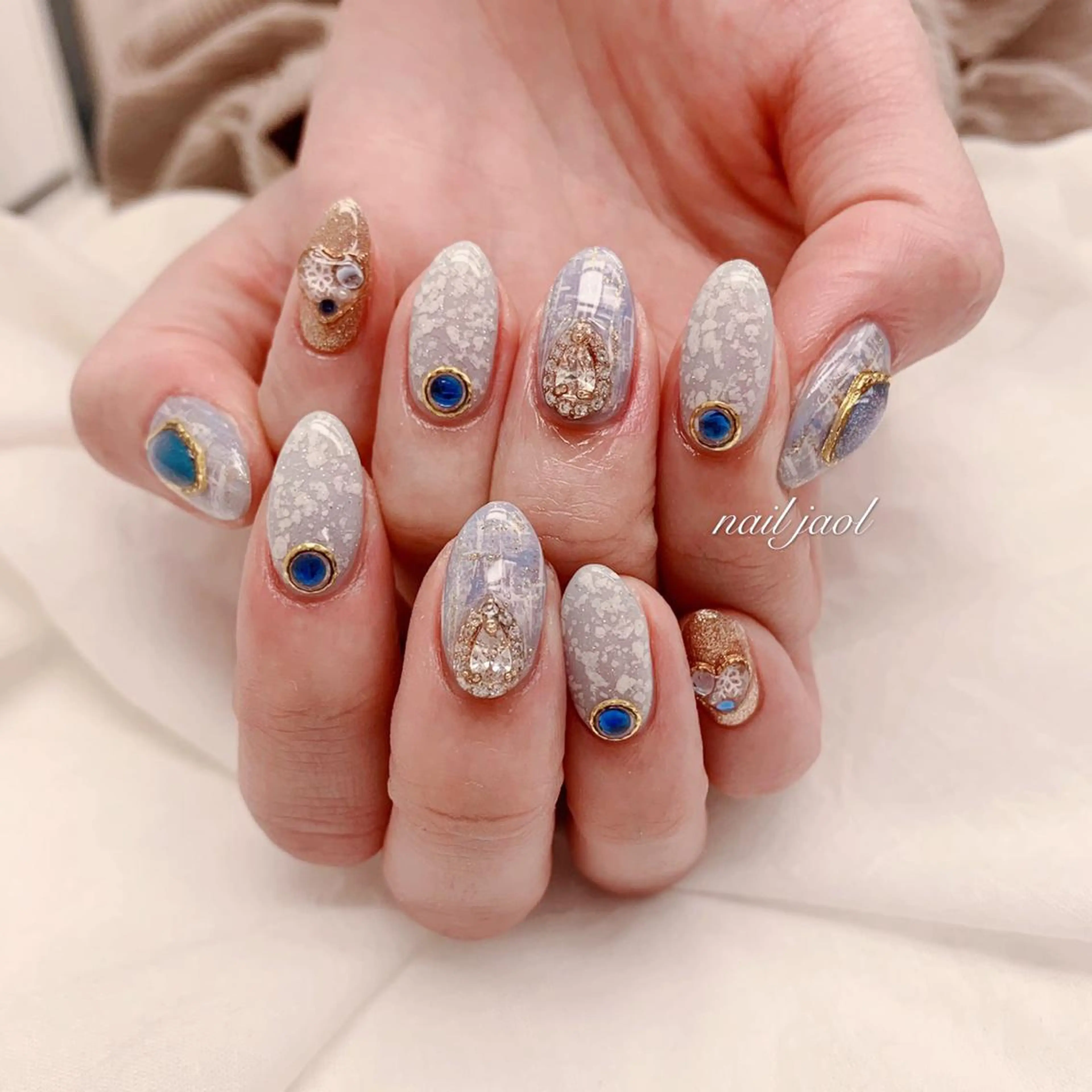 ミディアム nail jaol池袋店所属・ネイルJaol 池袋のネイルデザイン
