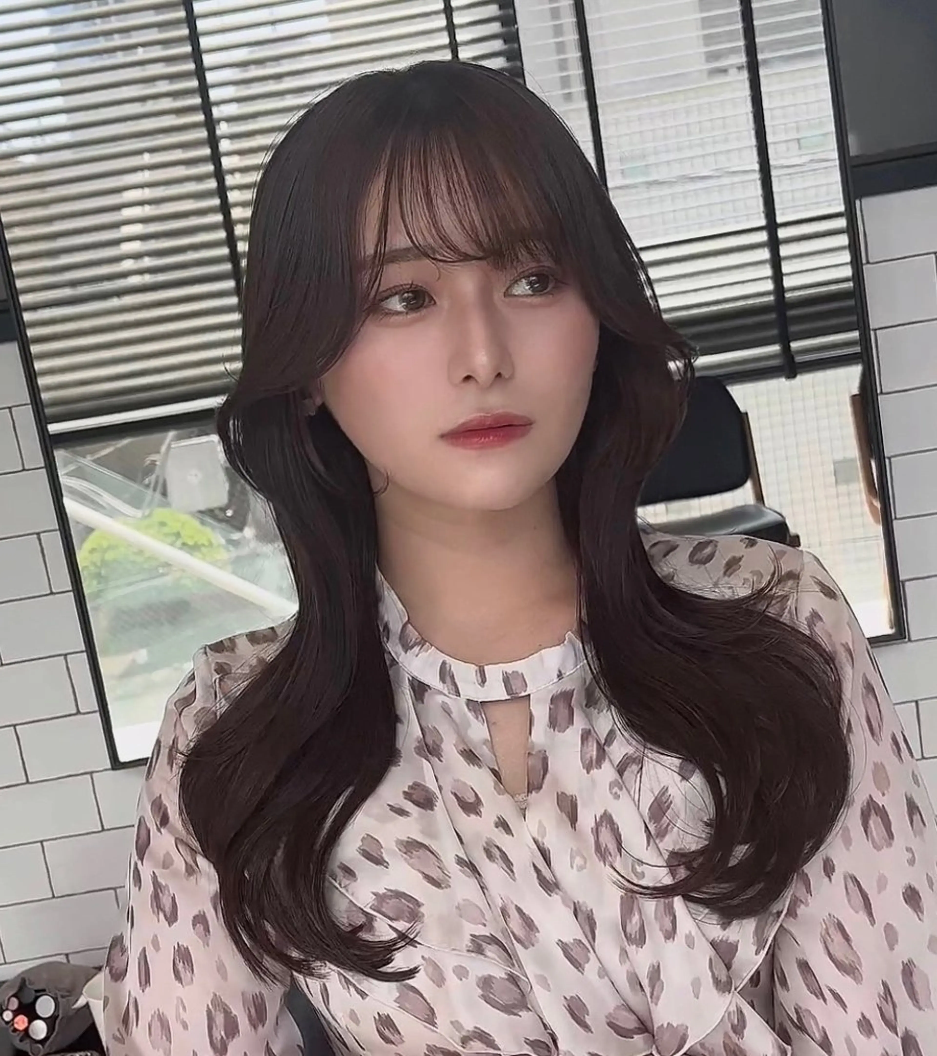 ロング カラー カット ヘアカラー トリートメント 🌫️大人韓国ヘア 🌫️naoyaのヘアスタイル