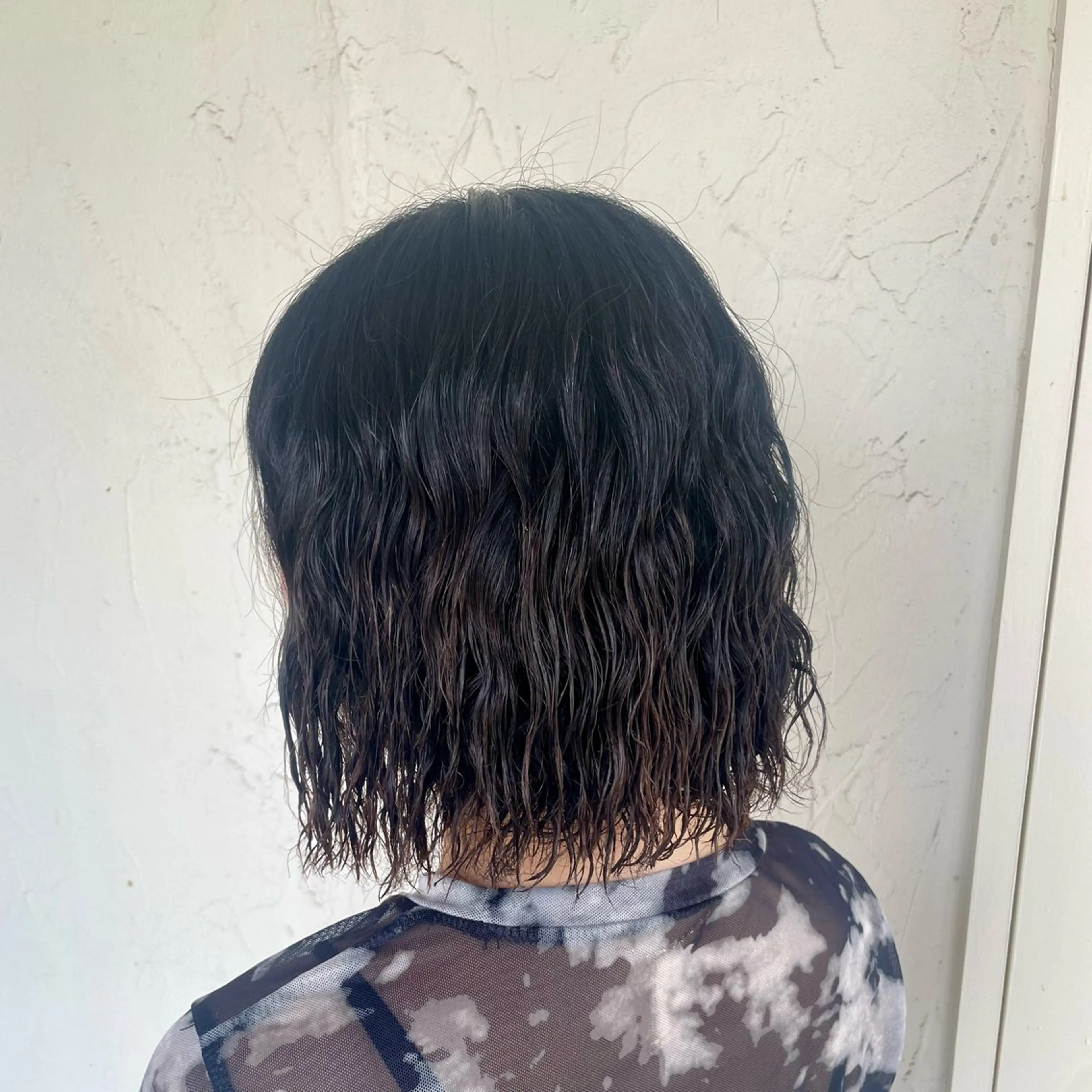 ショート パーマ 神谷 有音/顔周り/美髪のヘアスタイル