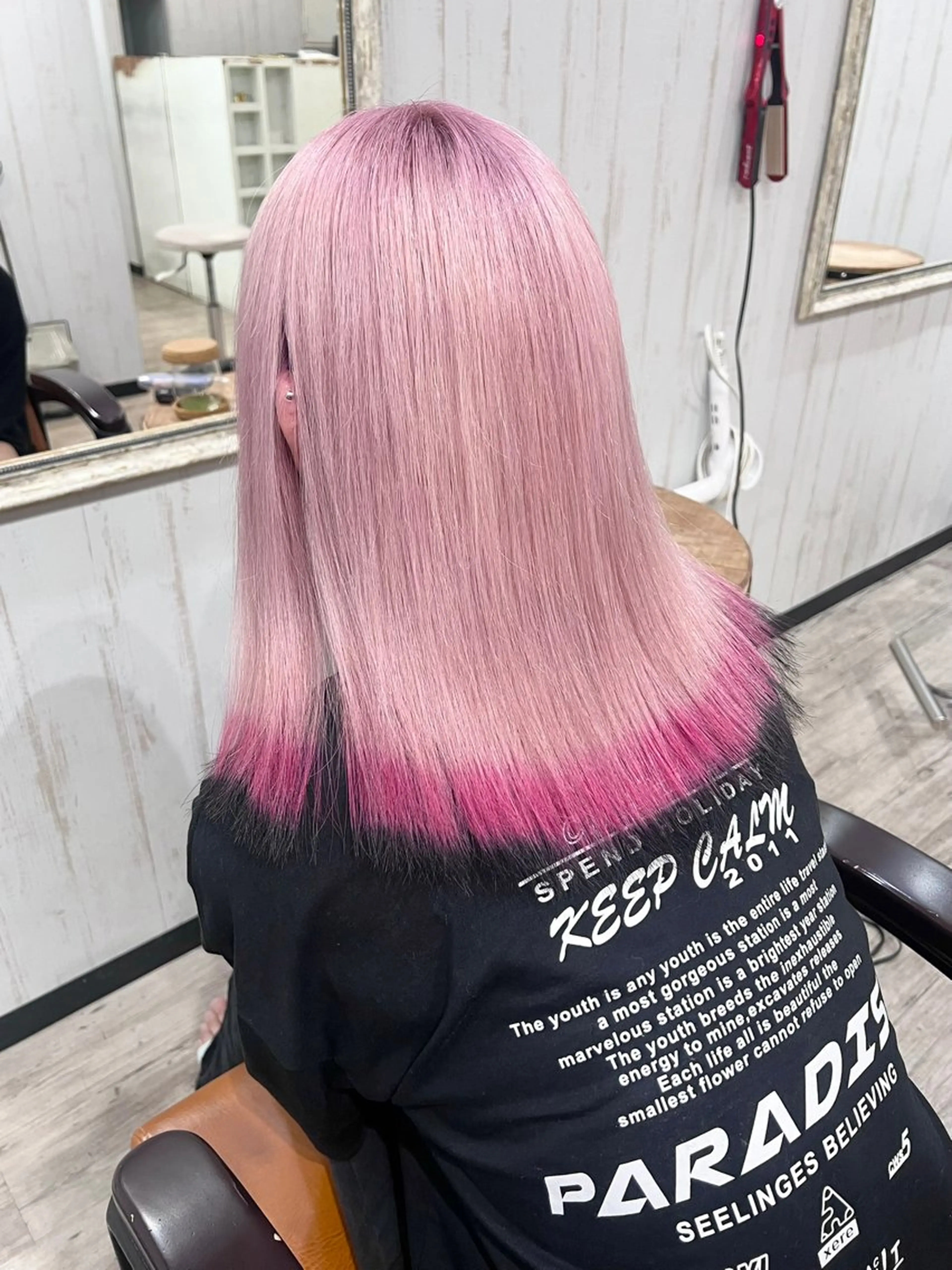 【✨2回目限定✨】艶髪ケアブリーチ＋透明感ケアカラー＋内部補修トリートメント✨の写真