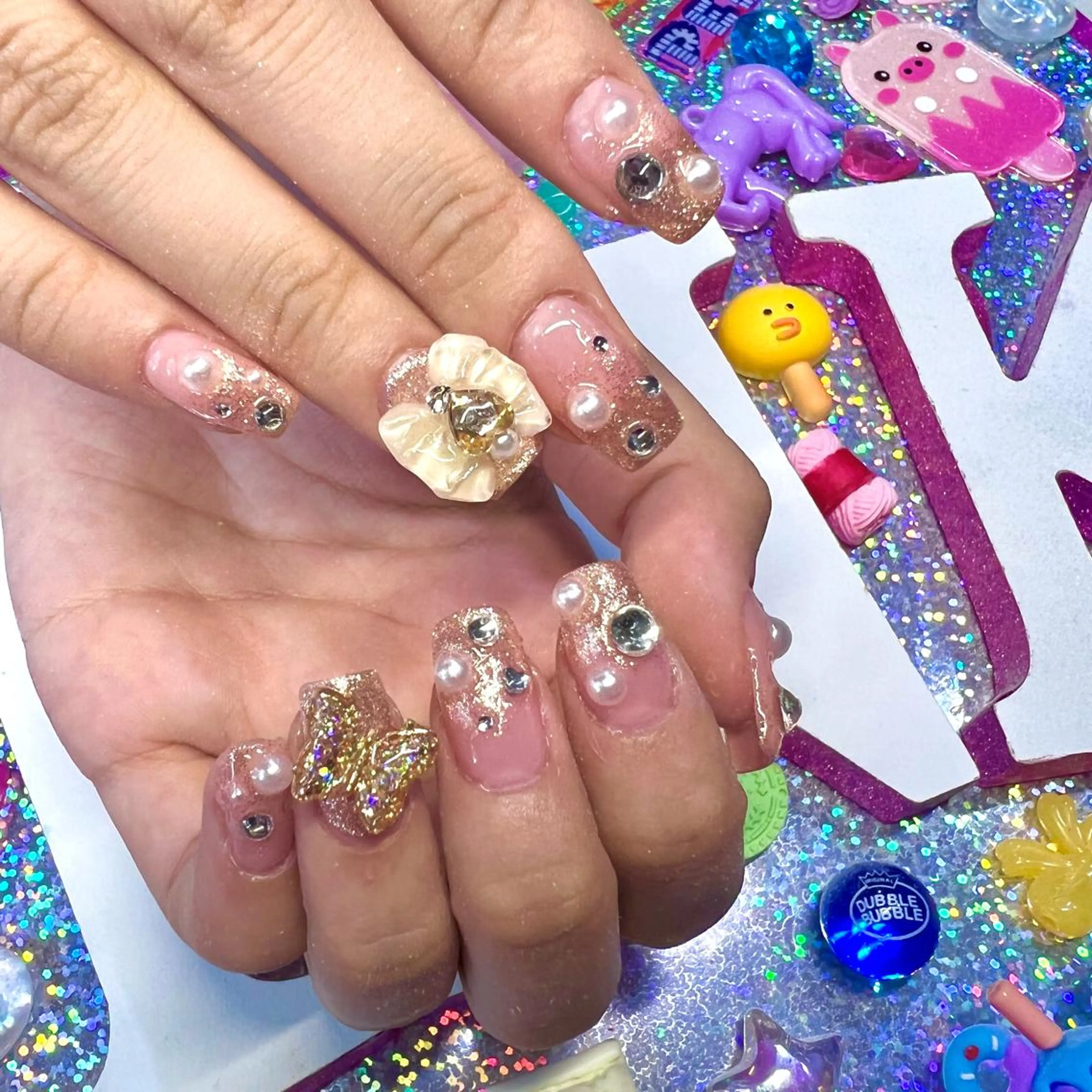 ネイル アートネイル クリアネイル ジェルネイル ニュアンスネイル オフィスネイル 8appy YUKITIN.Bのネイルデザイン