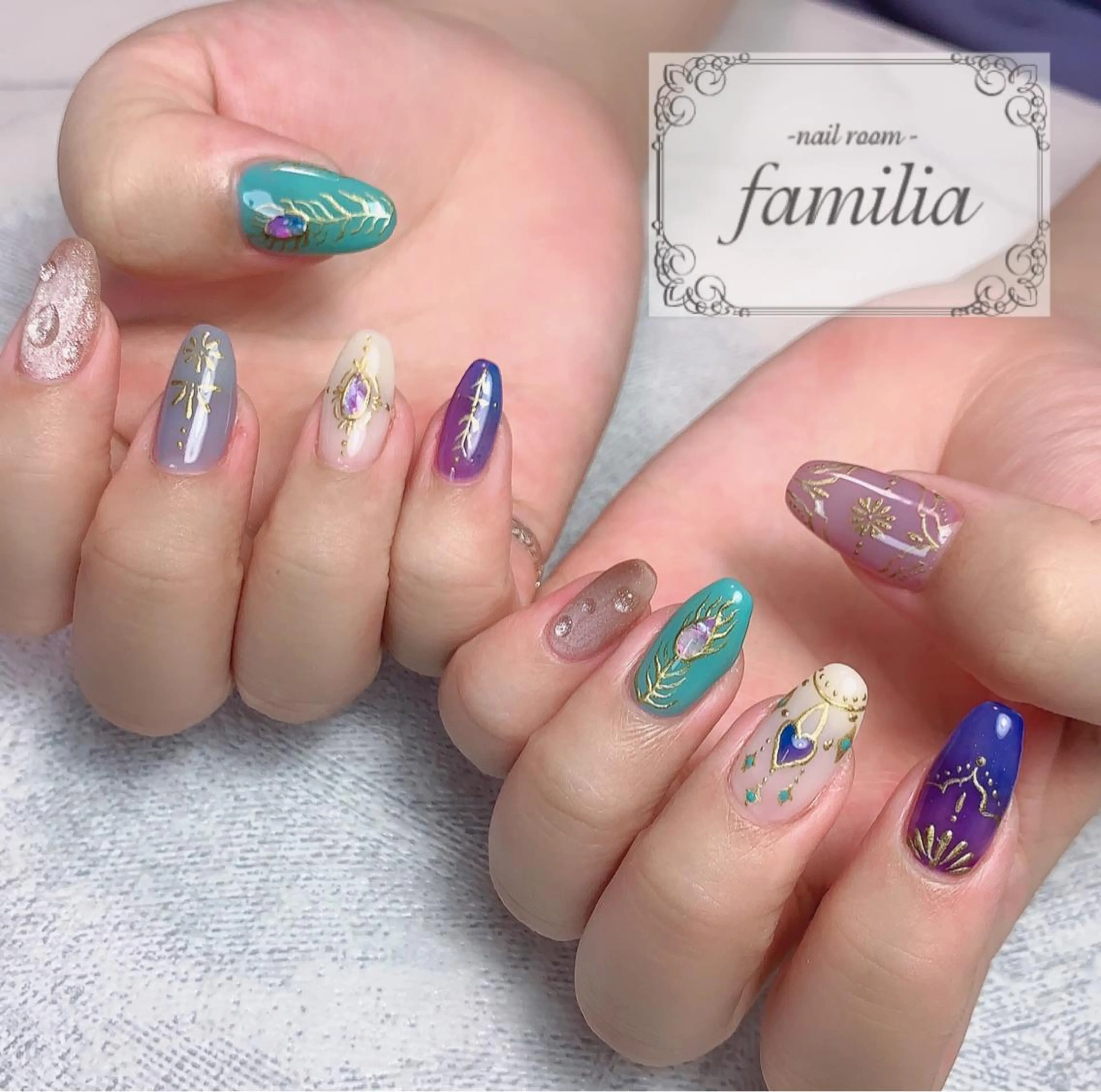 ネイル ハンドネイル -nailroom- familiaのネイルデザイン