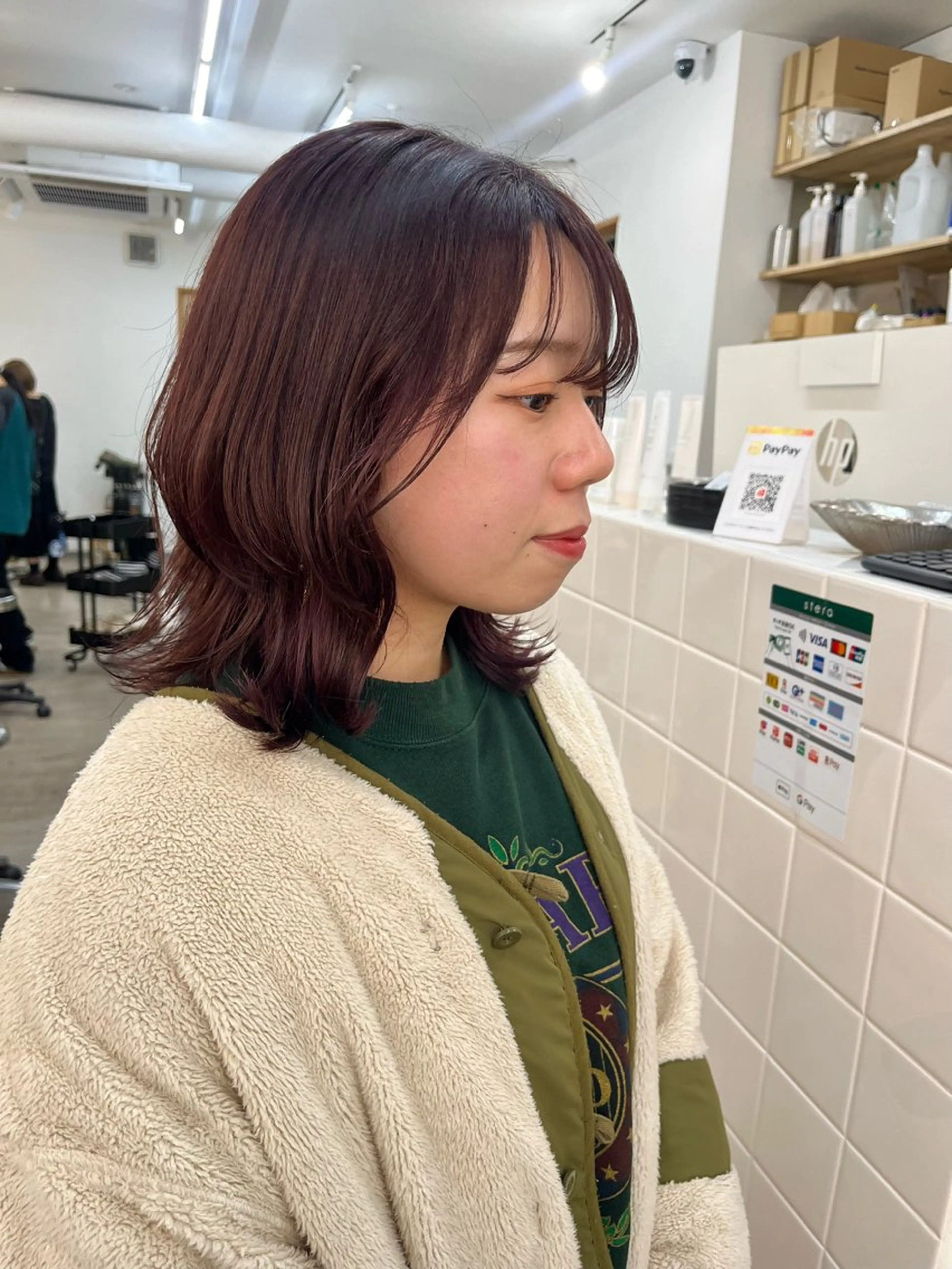 ミディアム カラー カット ヘアカラー トリートメント 🌼sunc HINAMI🌼のヘアスタイル
