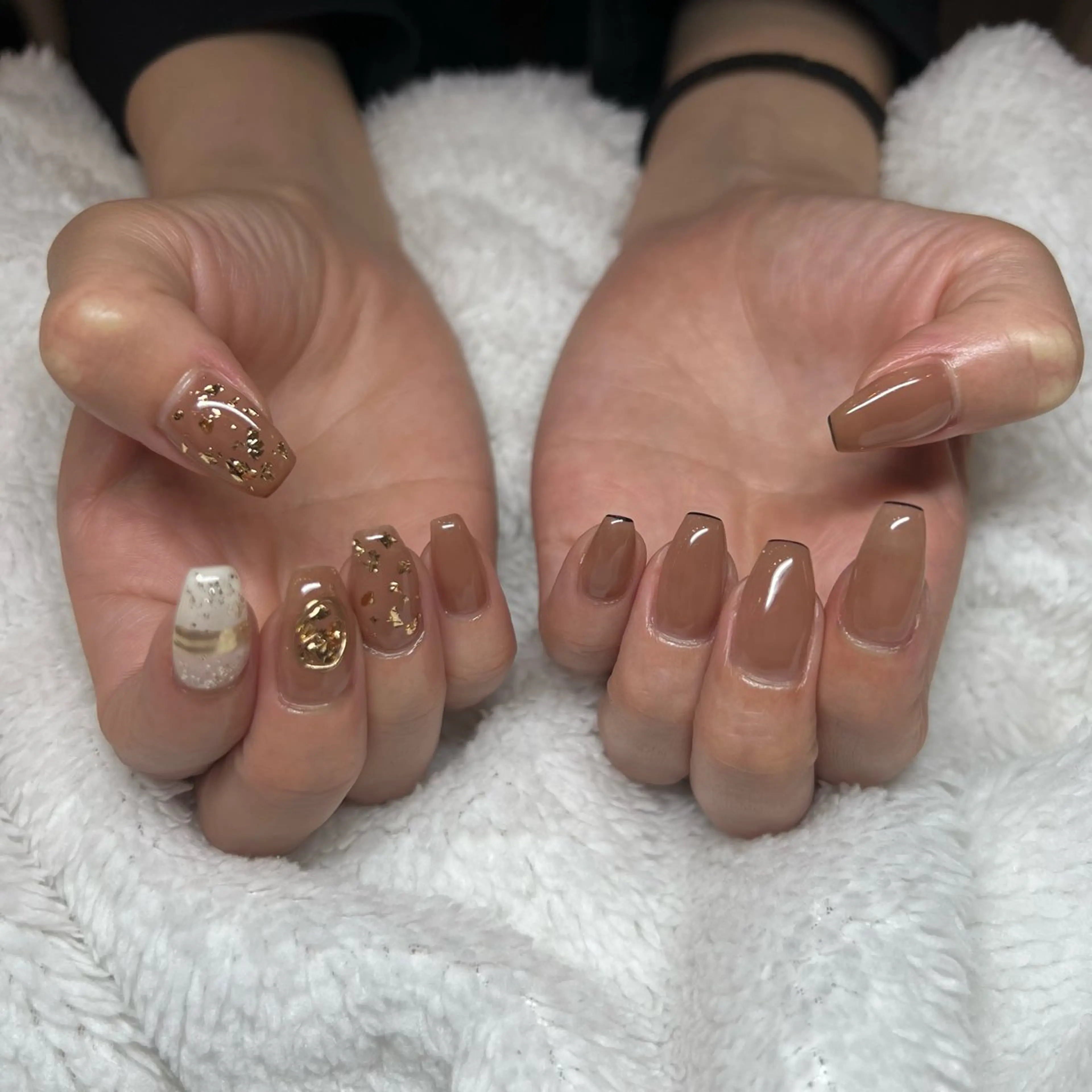 ネイル アートネイル フレンチネイル ニュアンスネイル Rommy Arisaのネイルデザイン