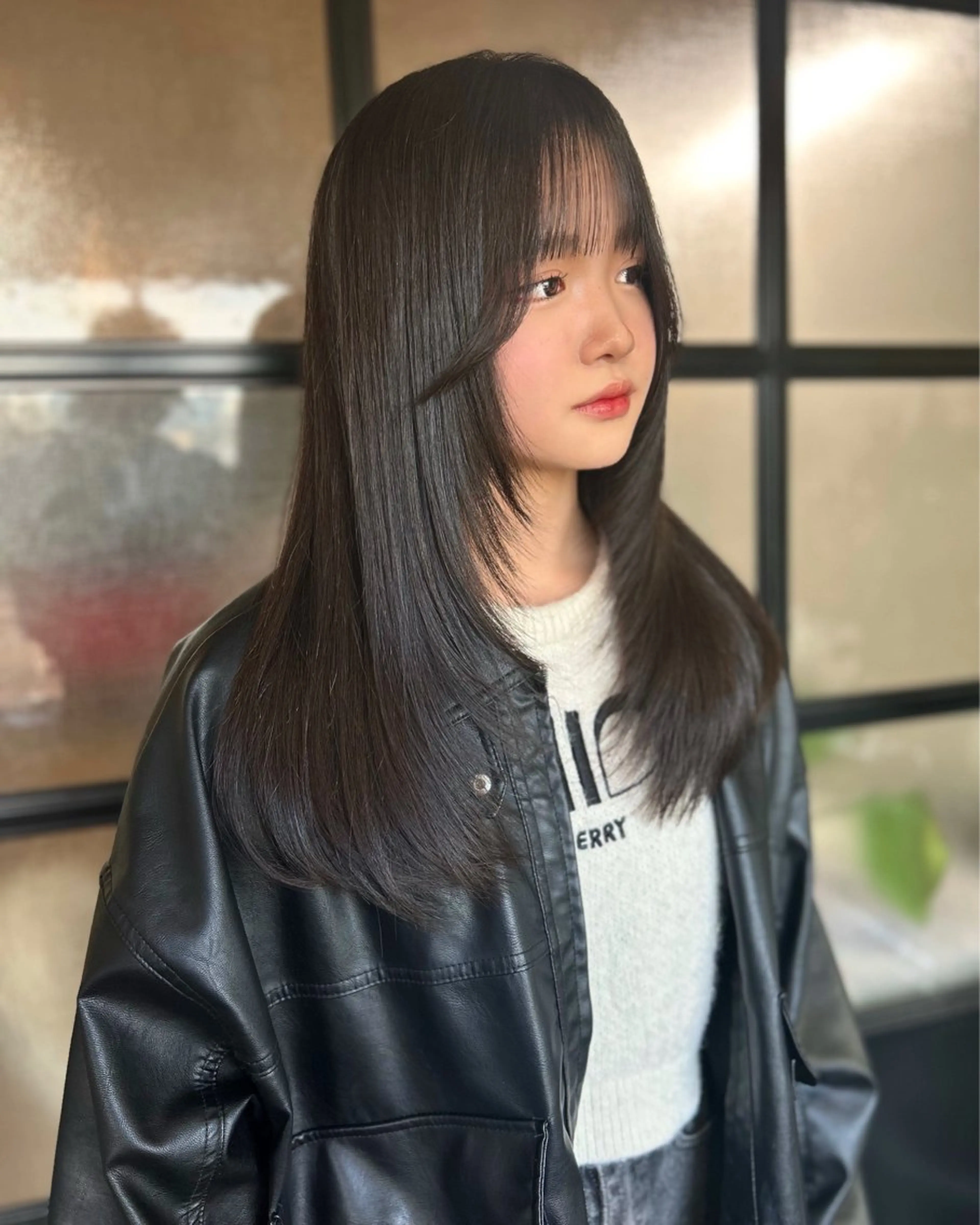 ロング カット 縮毛矯正 トリートメント Life salon SAKURAのヘアスタイル