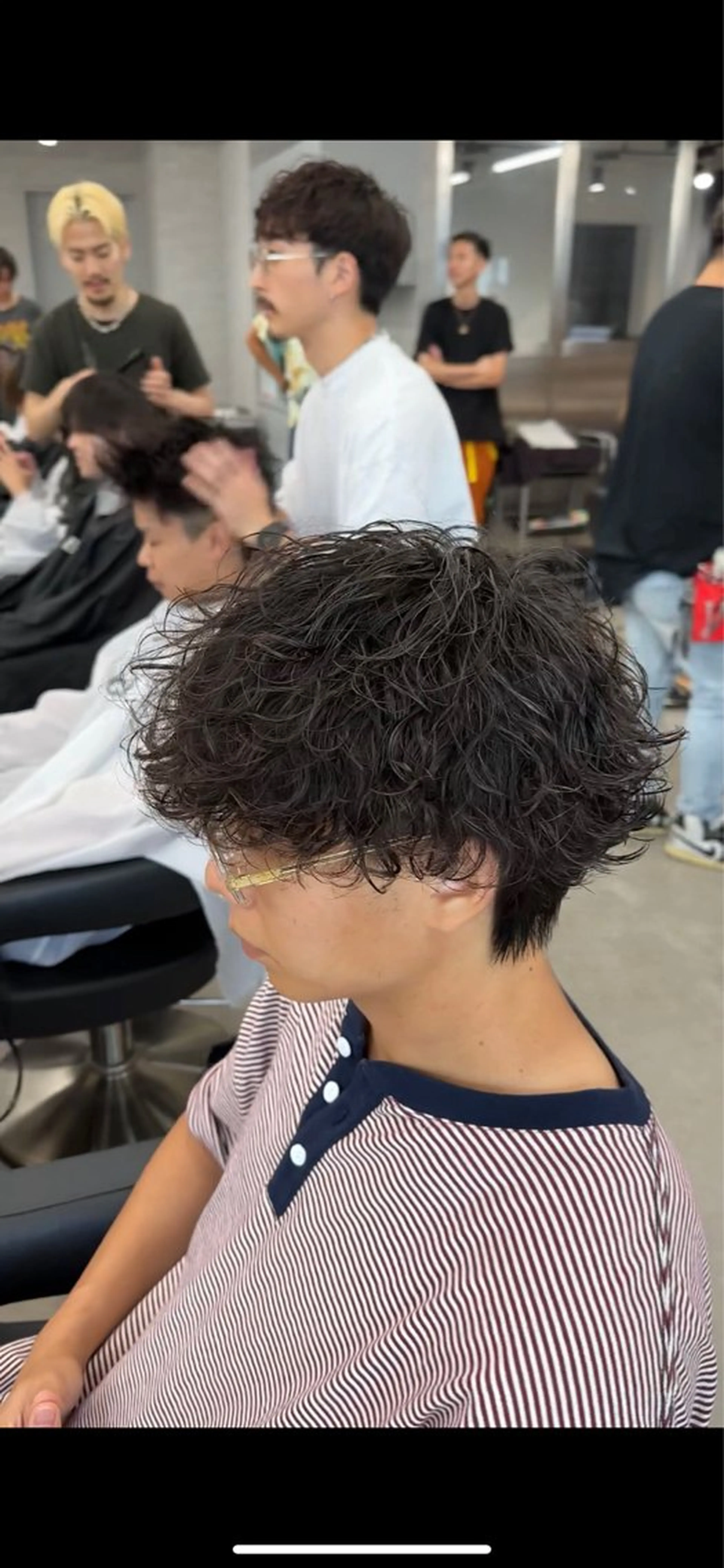 パーマ ヘアアレンジ メンズ 川合 智之のヘアスタイル