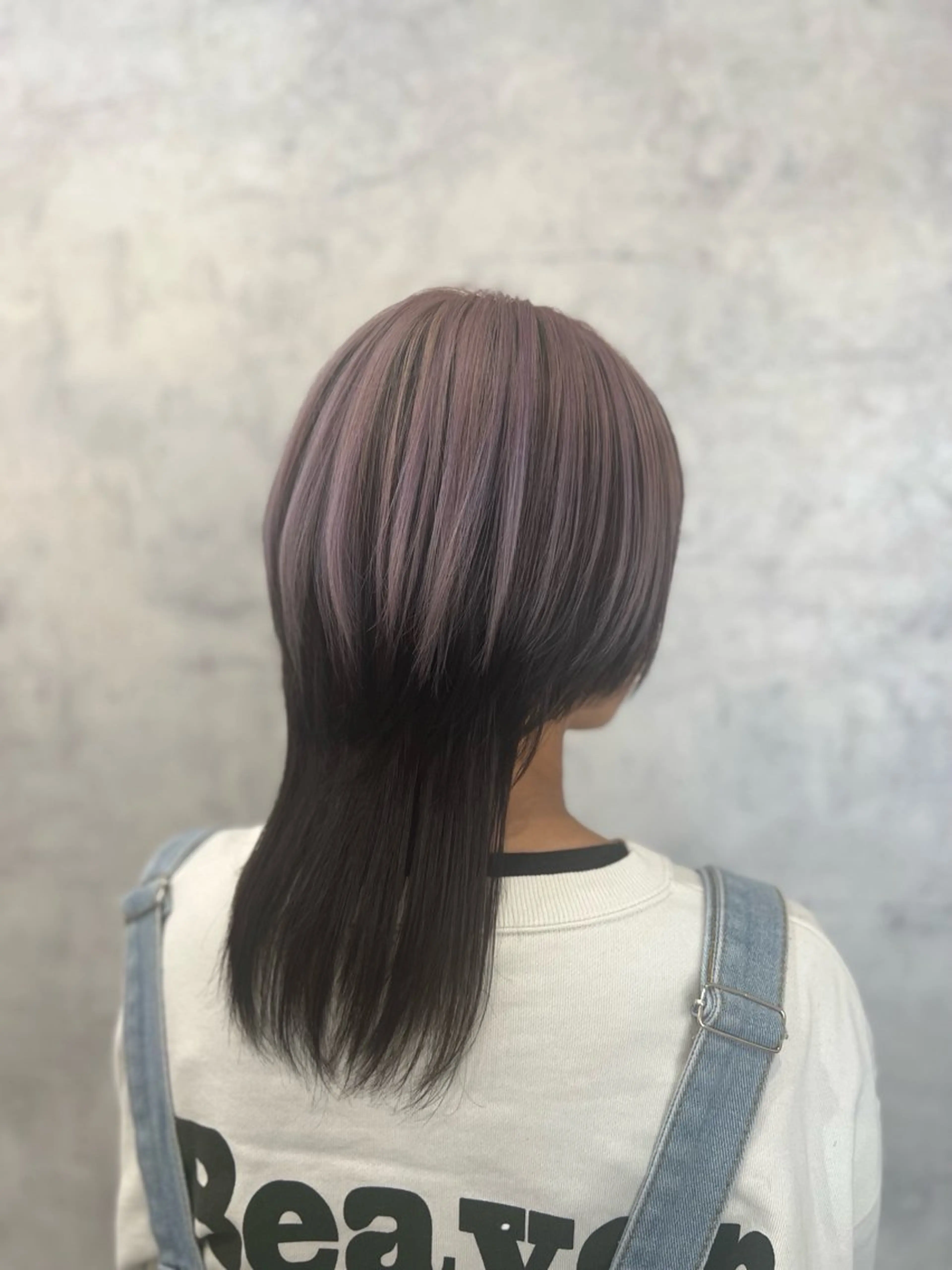 ミディアム ウルフカット yuite RINAのヘアスタイル