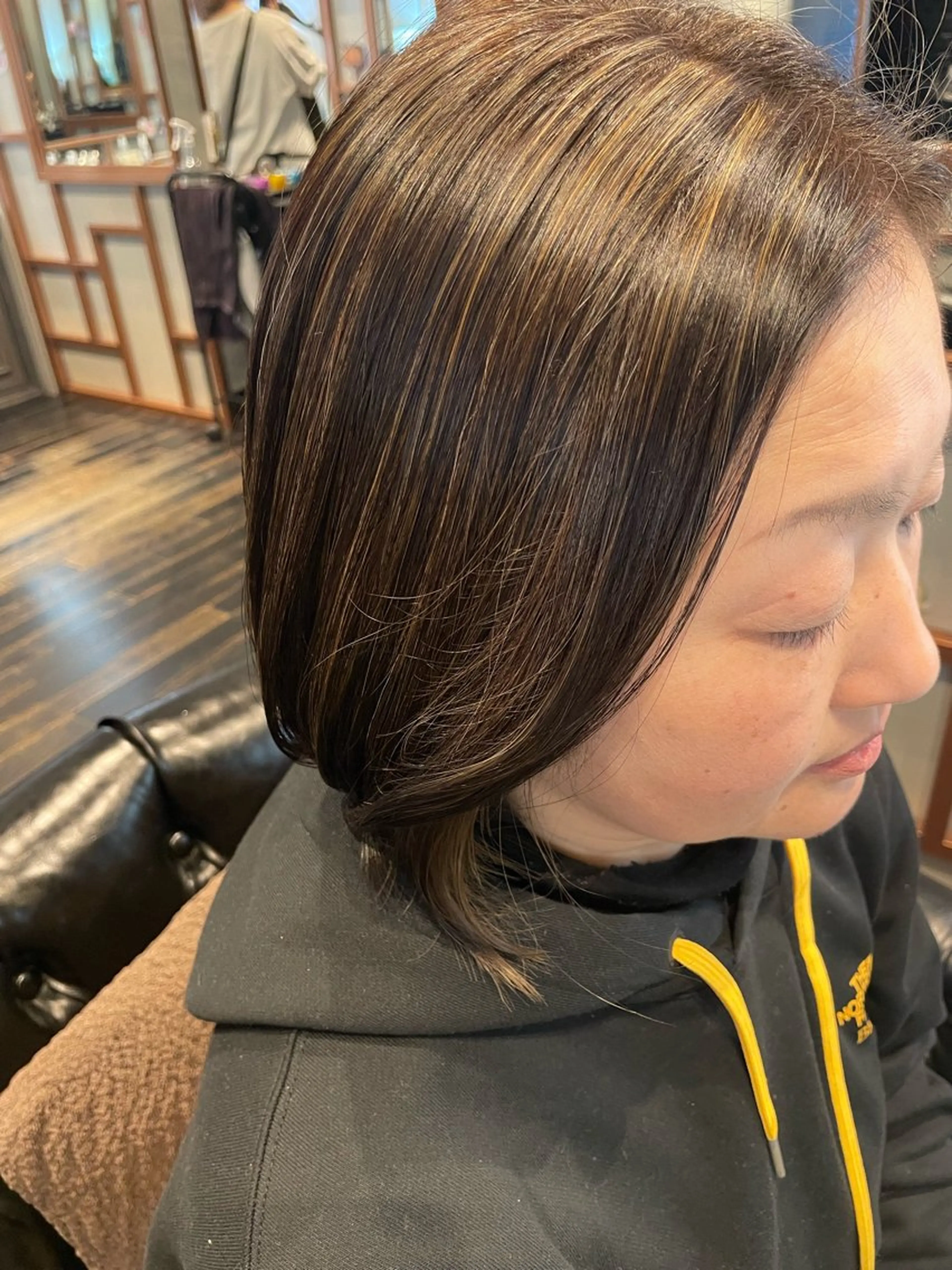 ショート カラー ハイライトカラー ハイライト Canon/ インナーカラー/四条のヘアスタイル