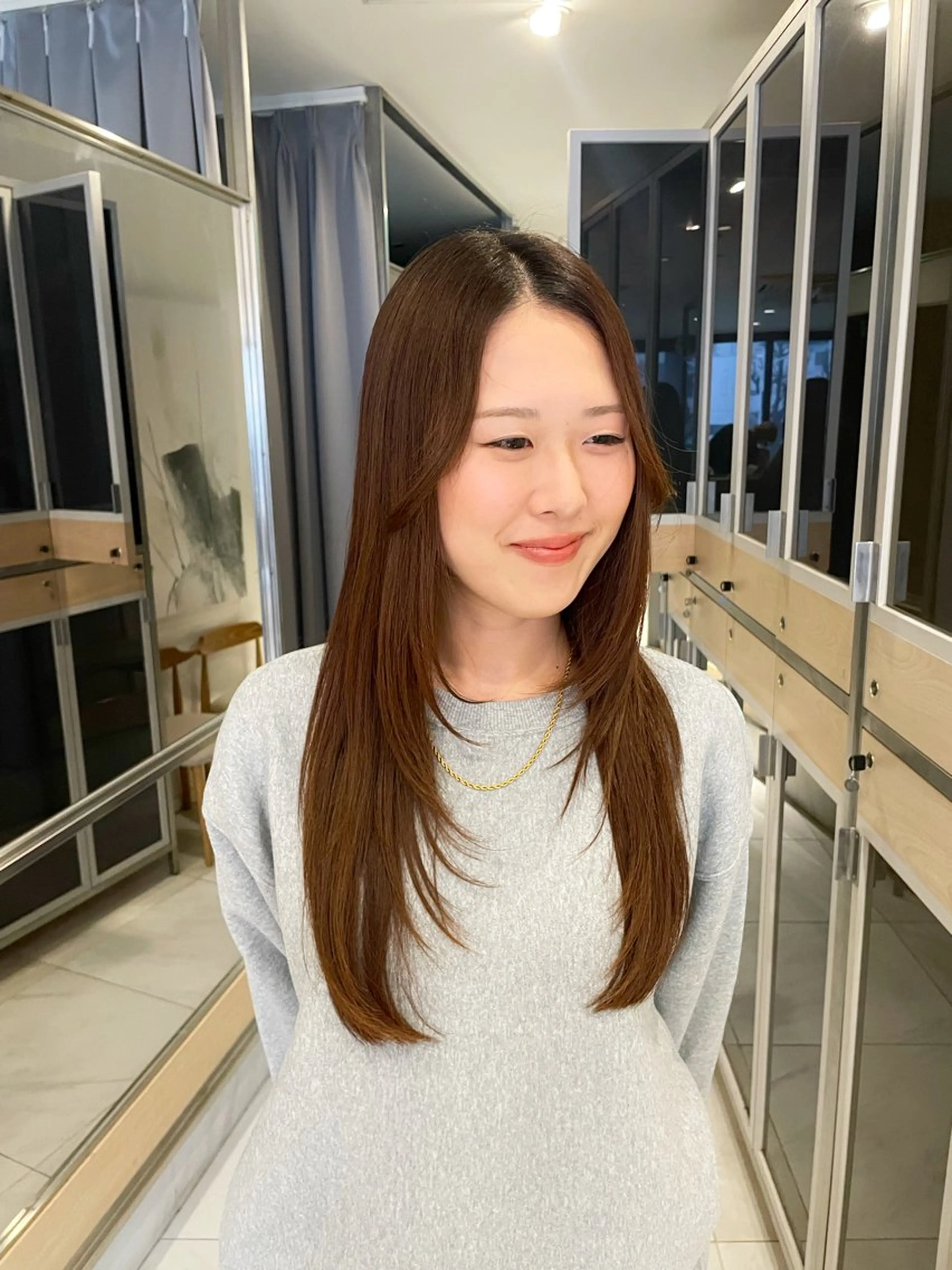 ロング カラー ヘアアレンジ 艶髪/レイヤーカット 🐣misakiのヘアスタイル