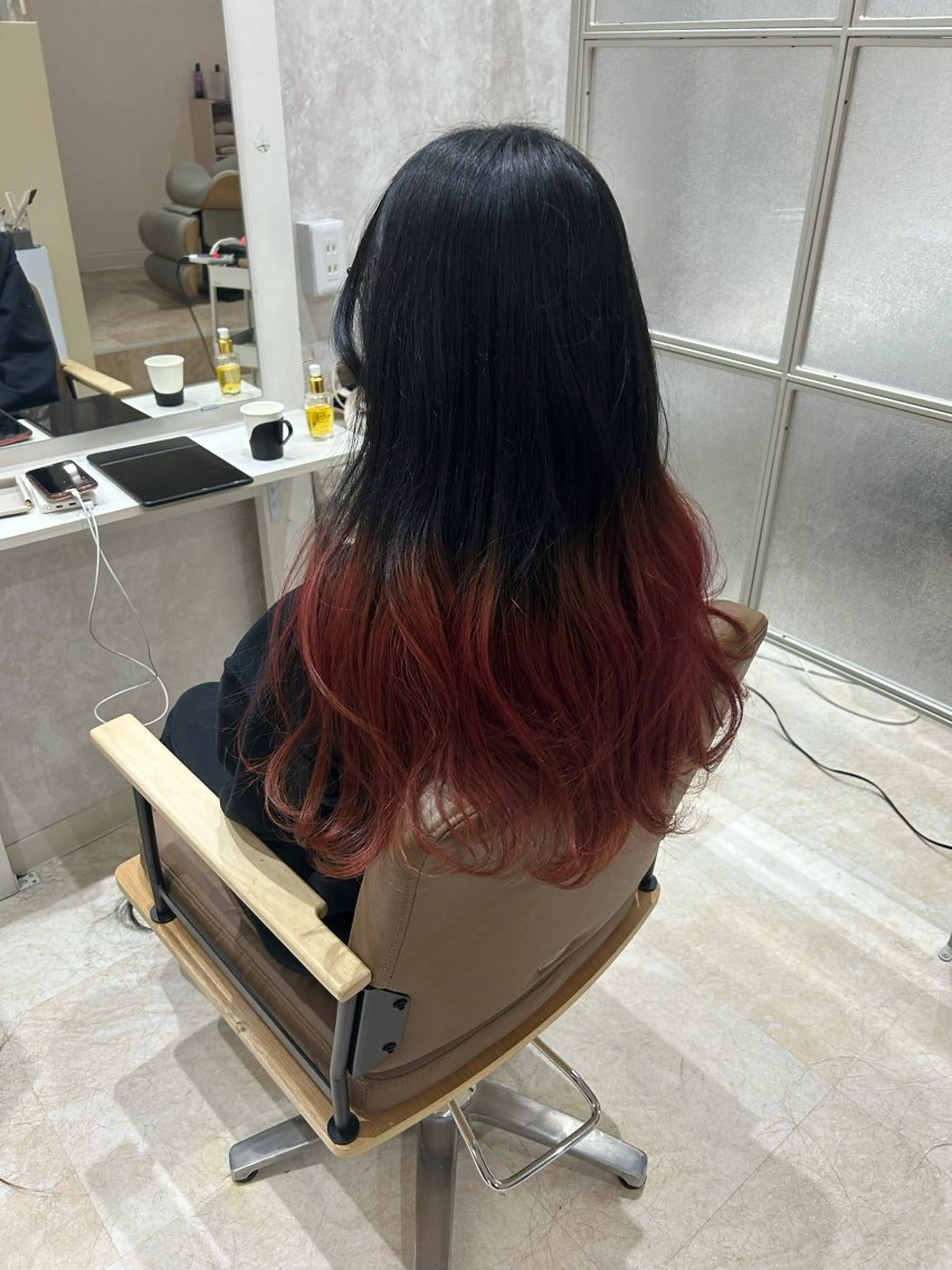 セミロング カラー ヘアカラー トリートメント ヘアセット 💙まこと💙艶 カラー(Rico)のヘアスタイル