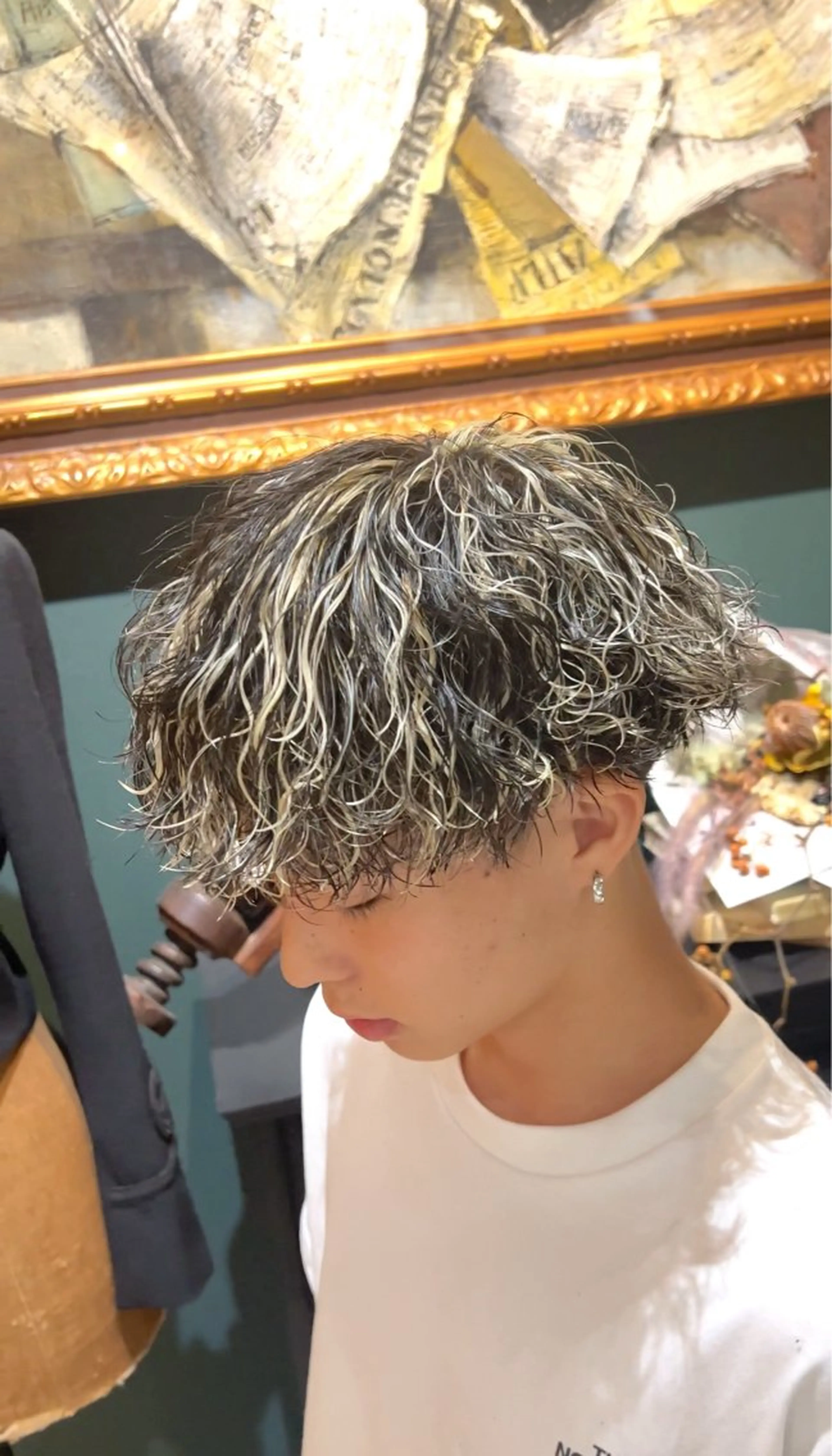 【期間限定】🌈メンズカットパーマメッシュ🌈の写真