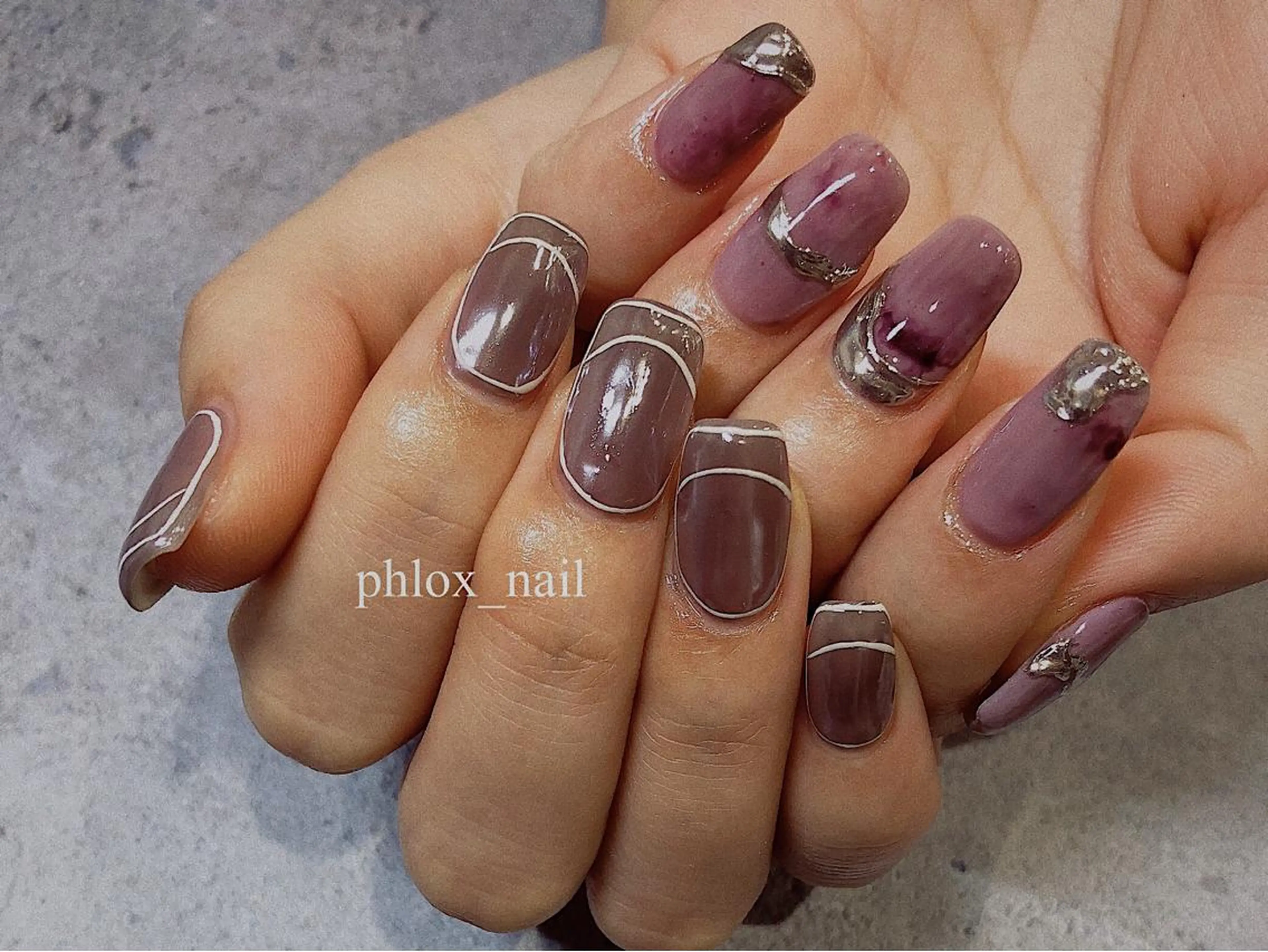 ネイル s/w ＿shokoのネイルデザイン