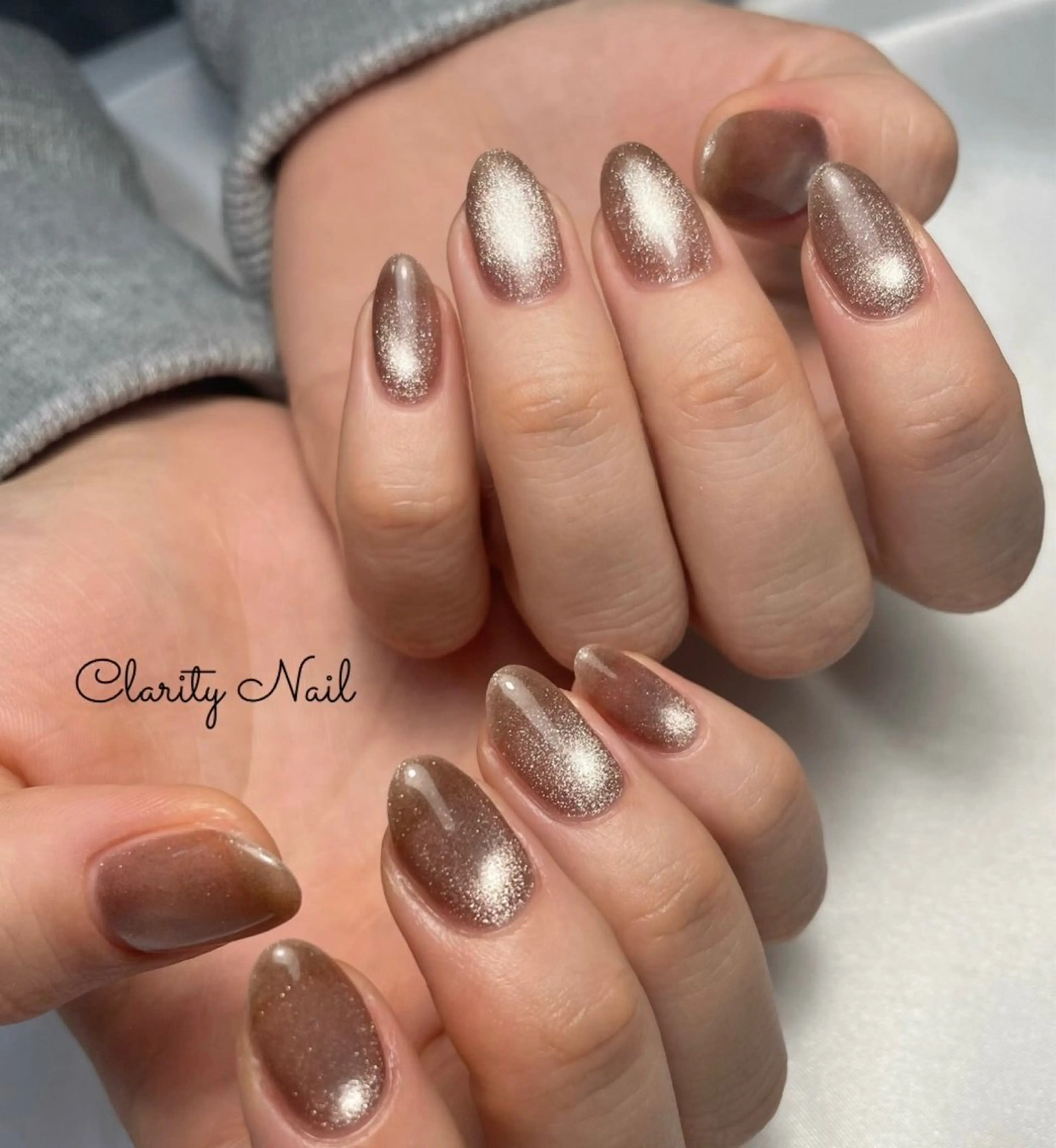 ネイル マグネットネイル ワンカラーネイル ハンドネイル Clarity Nailのネイルデザイン