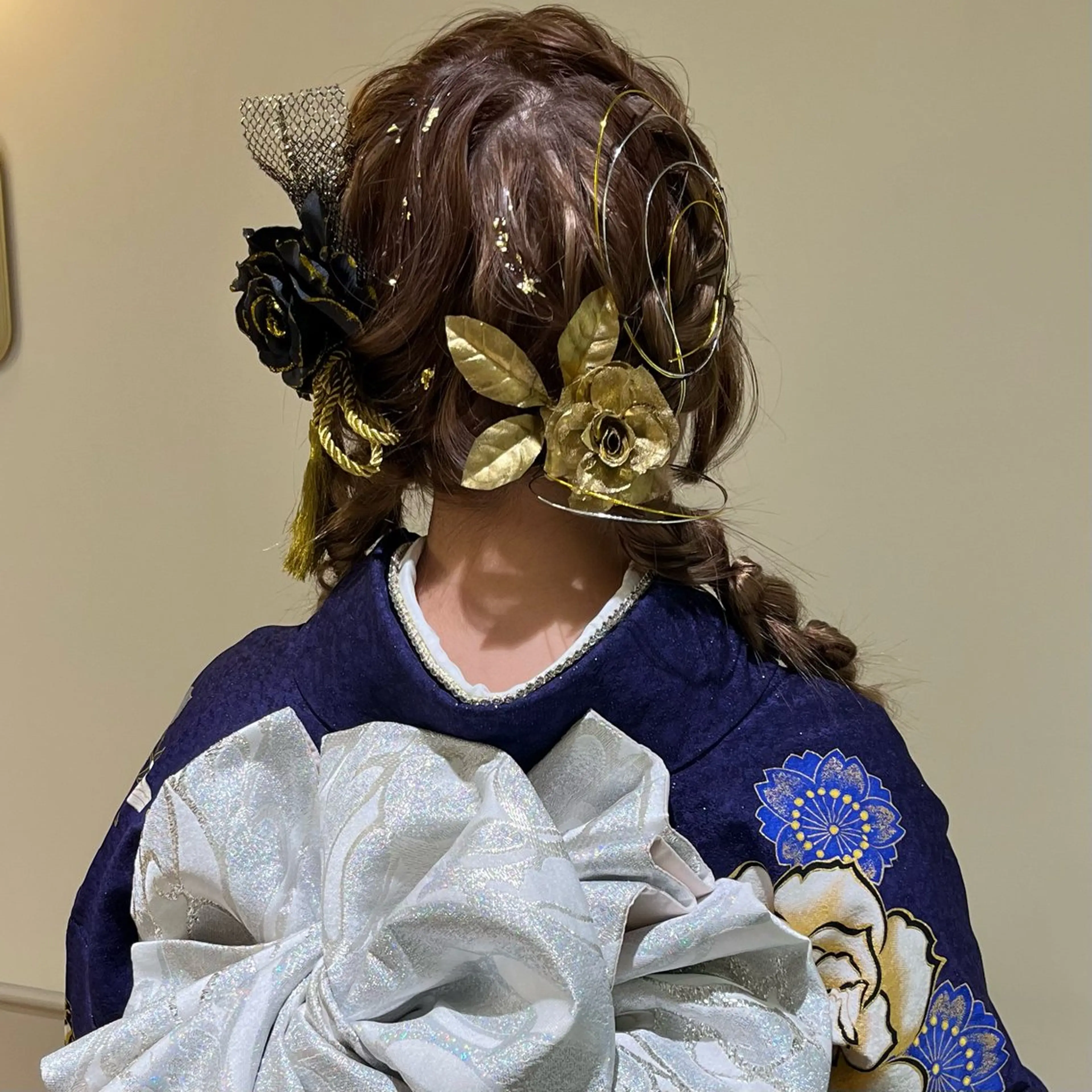 ロング ヘアアレンジ 成人式 🫧tomoka 透明感カラー🫧のヘアスタイル