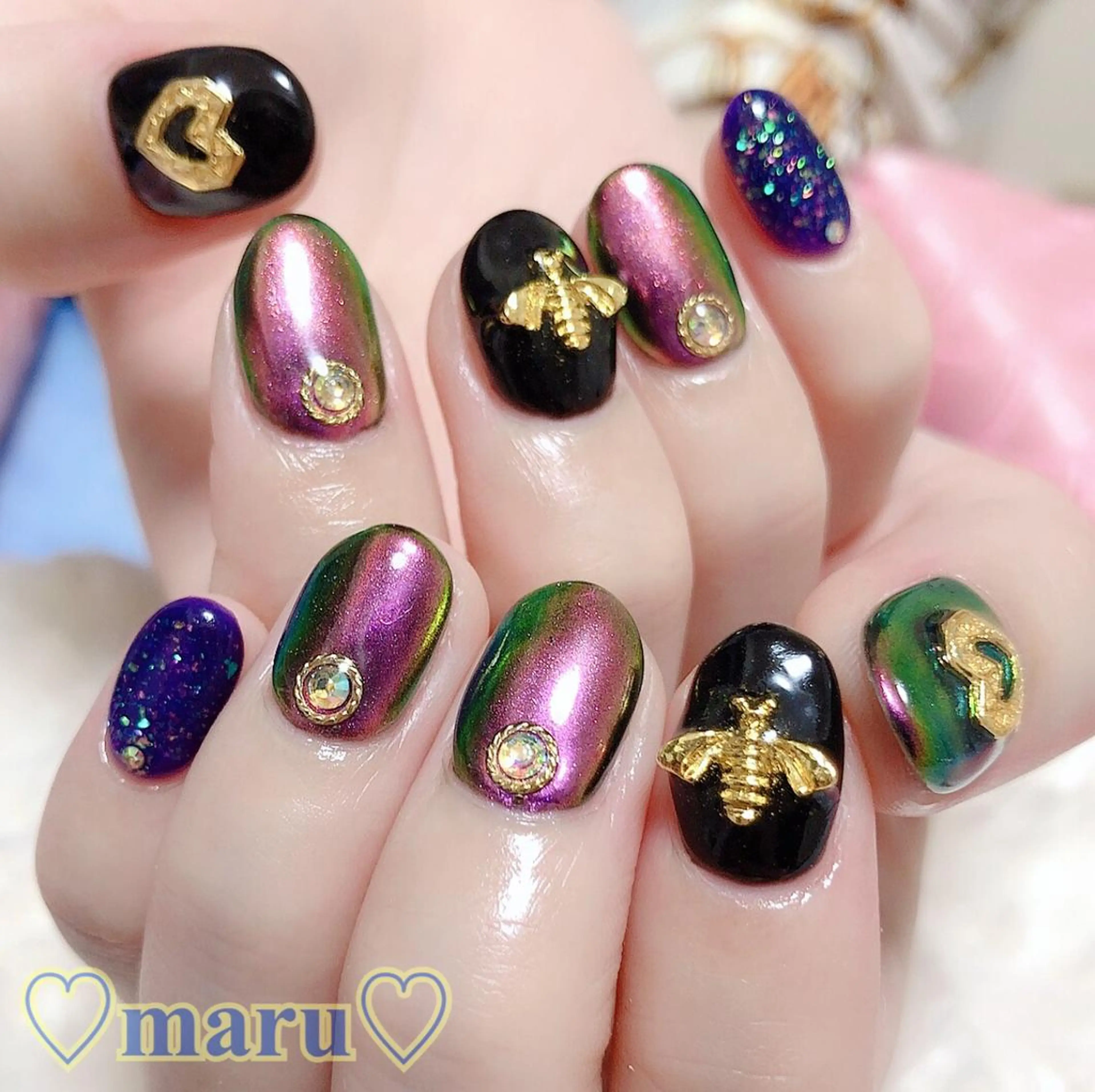 ネイル ハンドネイル フットネイル まるみ ♡のネイルデザイン