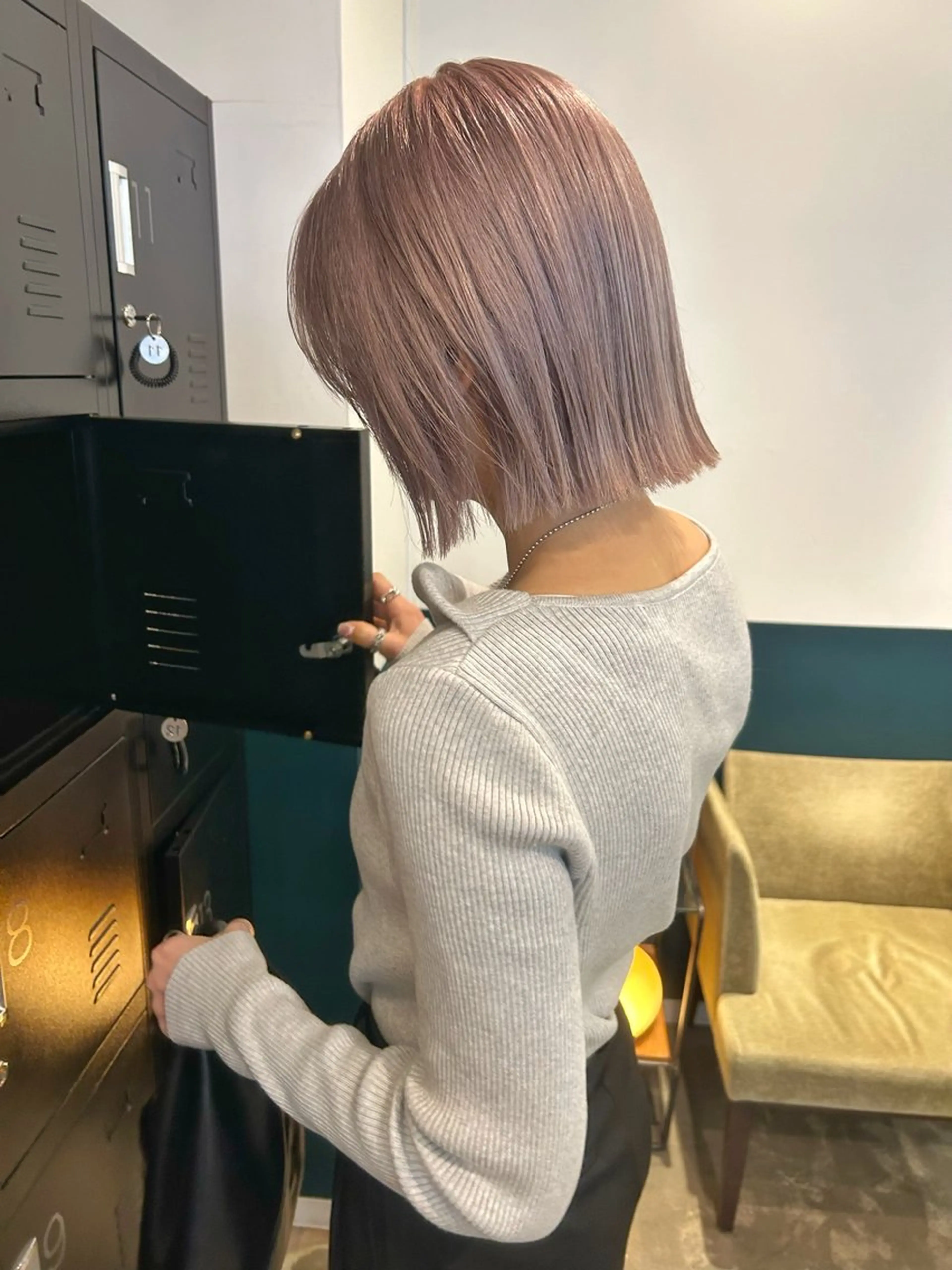 ショート カラー グレージュ ラベンダーカラー ピンクカラー カット ヘアカラー カラーリスト菅野 竜矢🌈のヘアスタイル