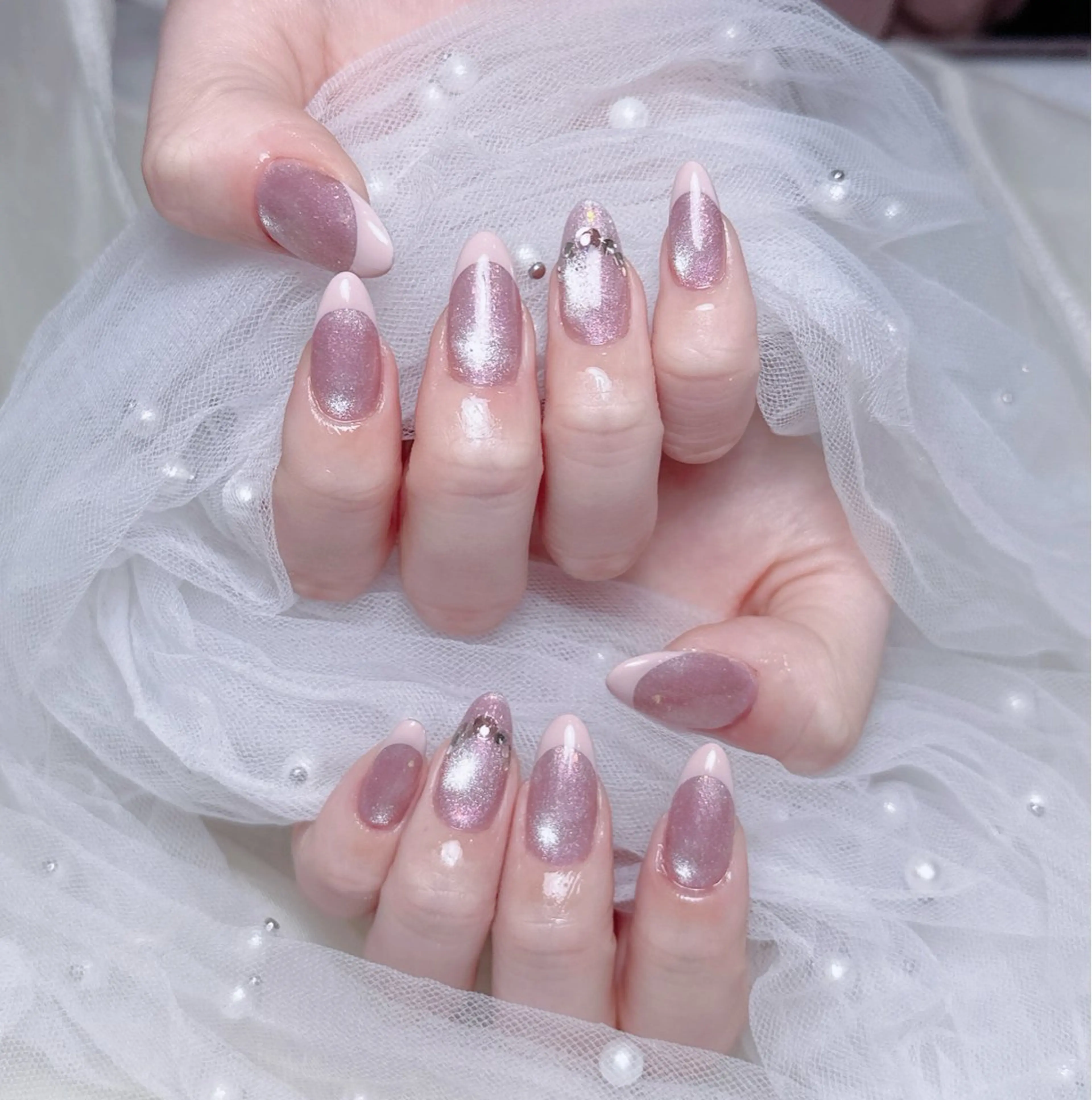 ネイル 🎀も ものネイルデザイン