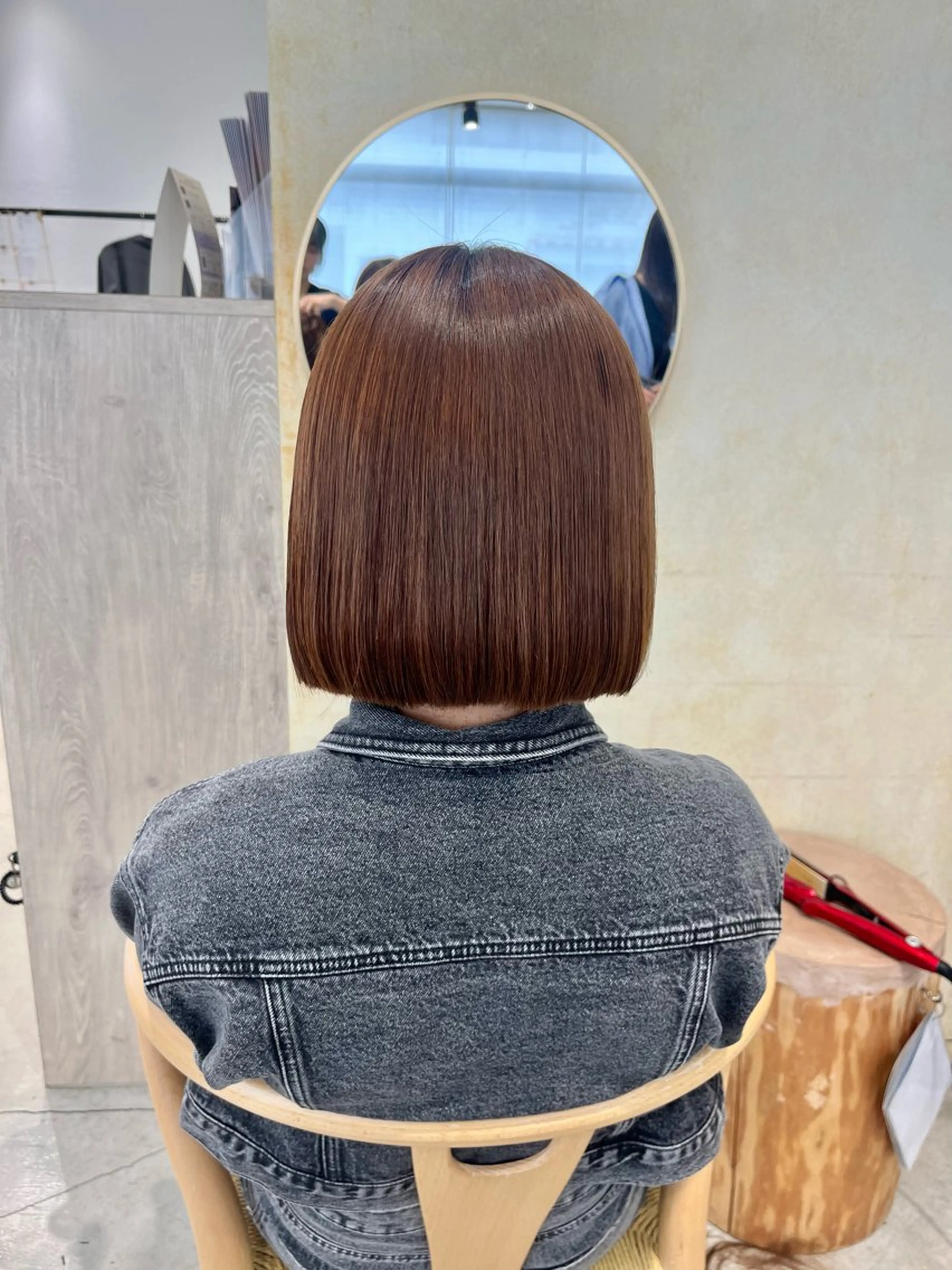 ショート カット ヘアカラー トリートメント ボブ/美髪矯正 /佐藤　奈巳のヘアスタイル