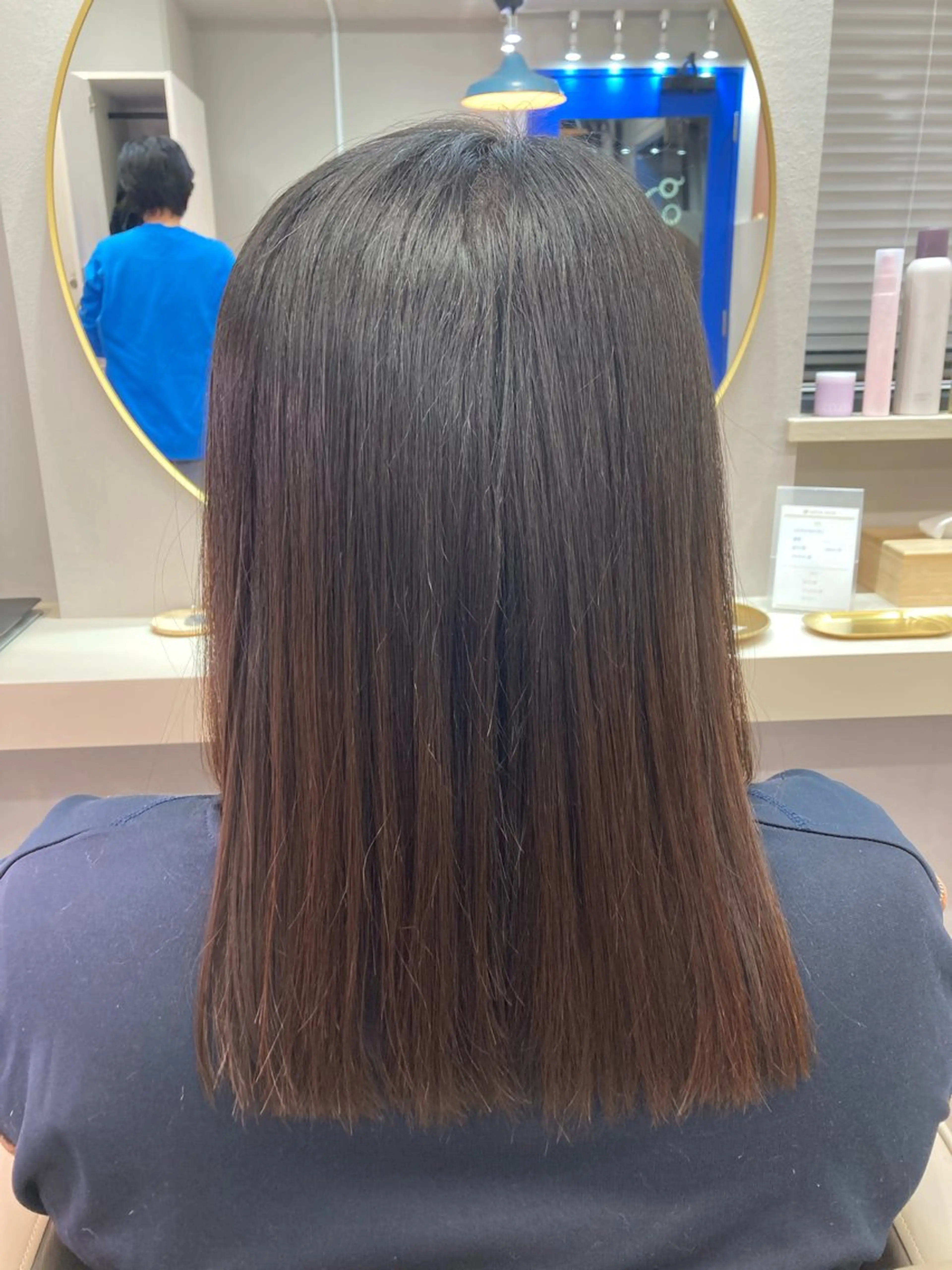 ミディアム カット 池田 太一のヘアスタイル