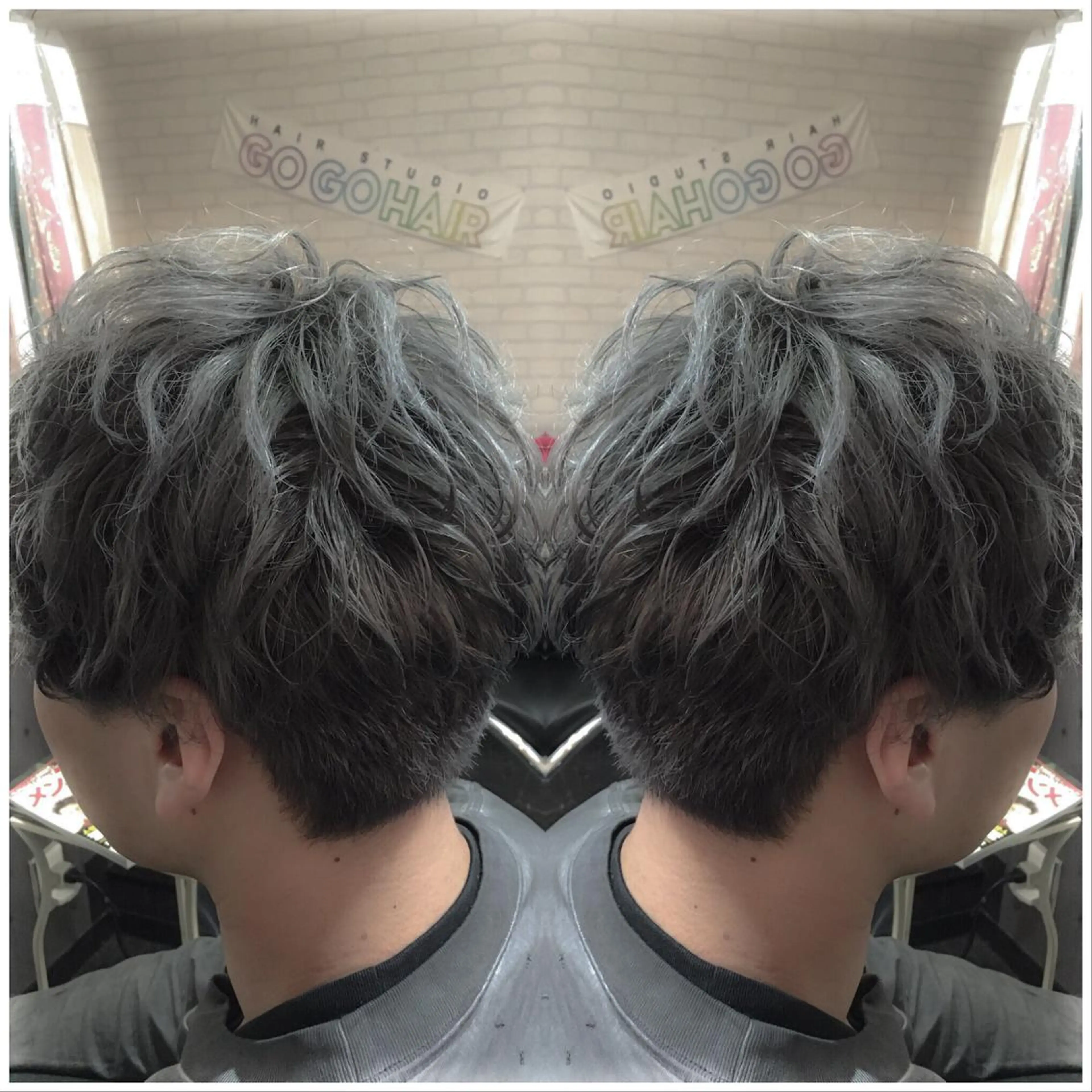 ショート カラー メンズ Kimura Shinyaのヘアスタイル