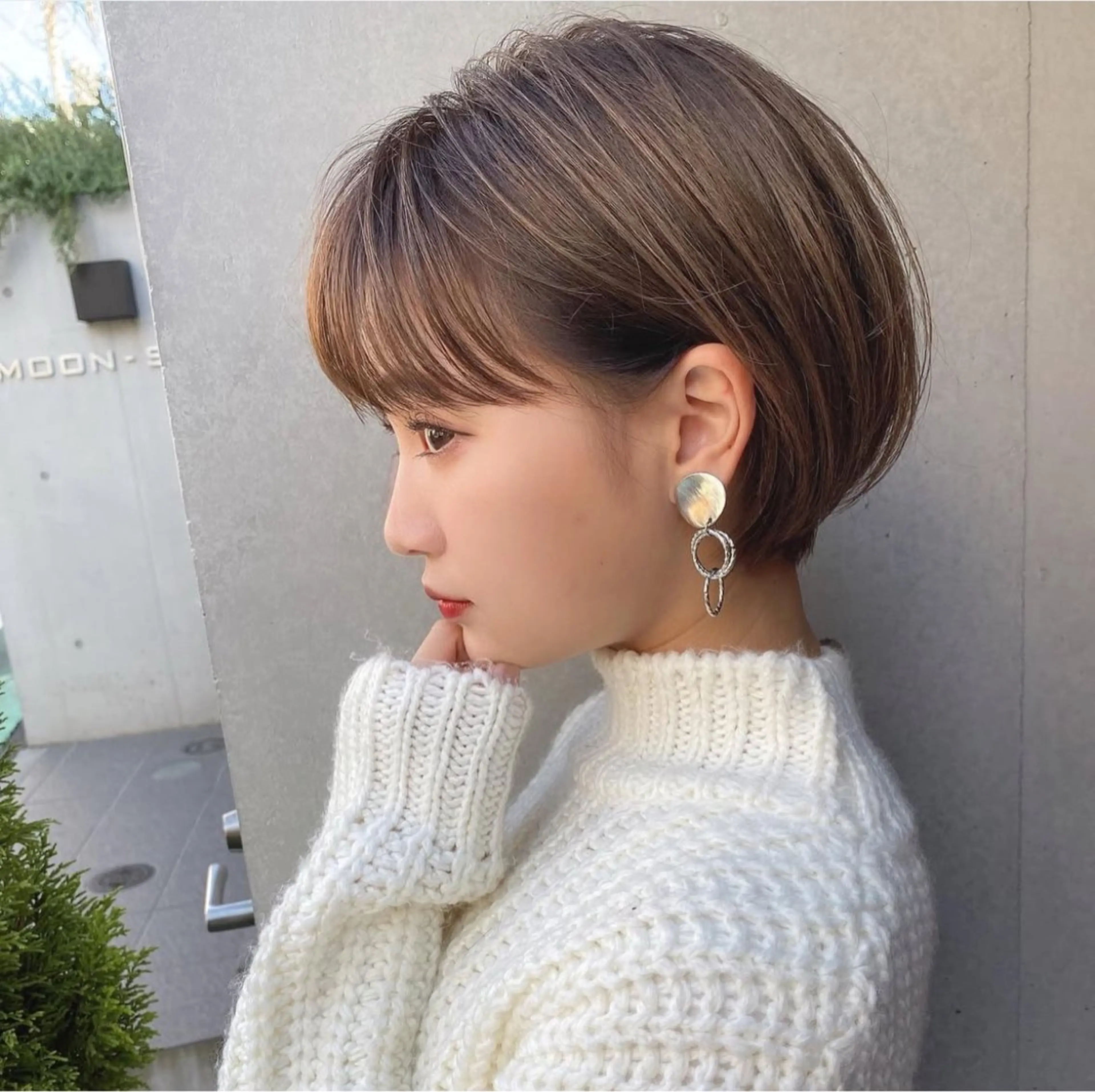 ショート カット トリートメント 井上 一青のヘアスタイル
