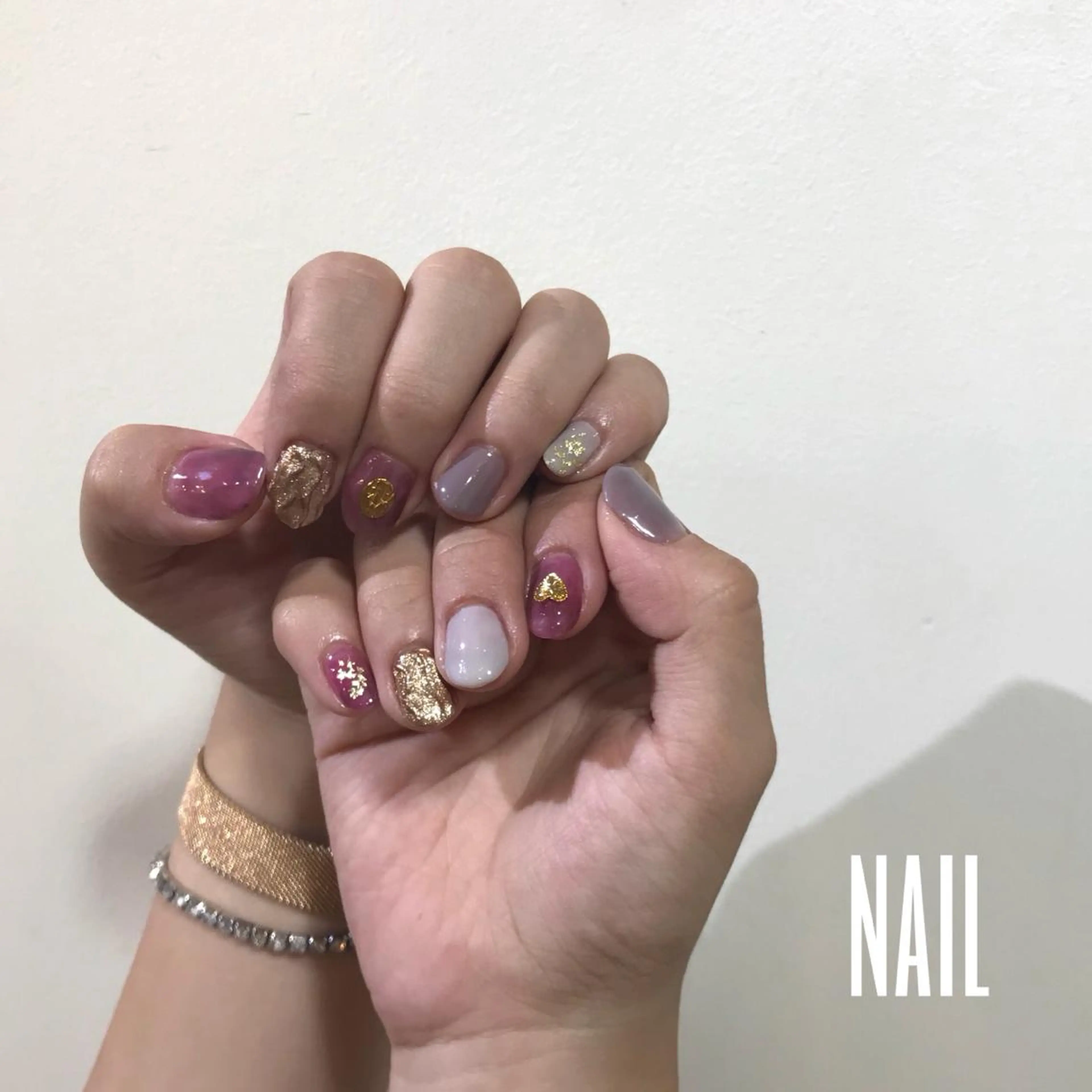 ネイル 【淡色color/ nail】maikoのネイルデザイン