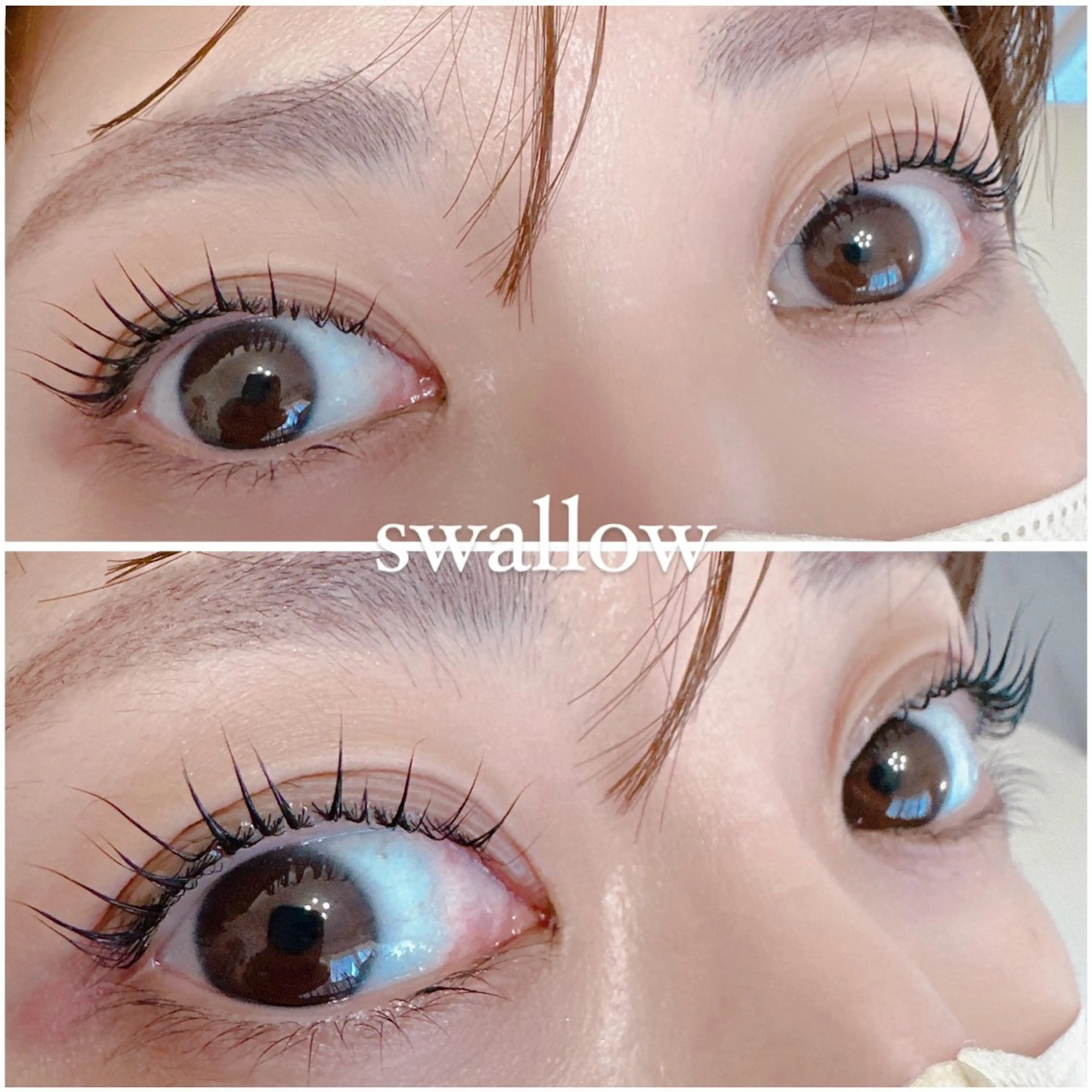 マツエク・マツパ swallow 奈良西大寺店のマツエク・マツパデザイン