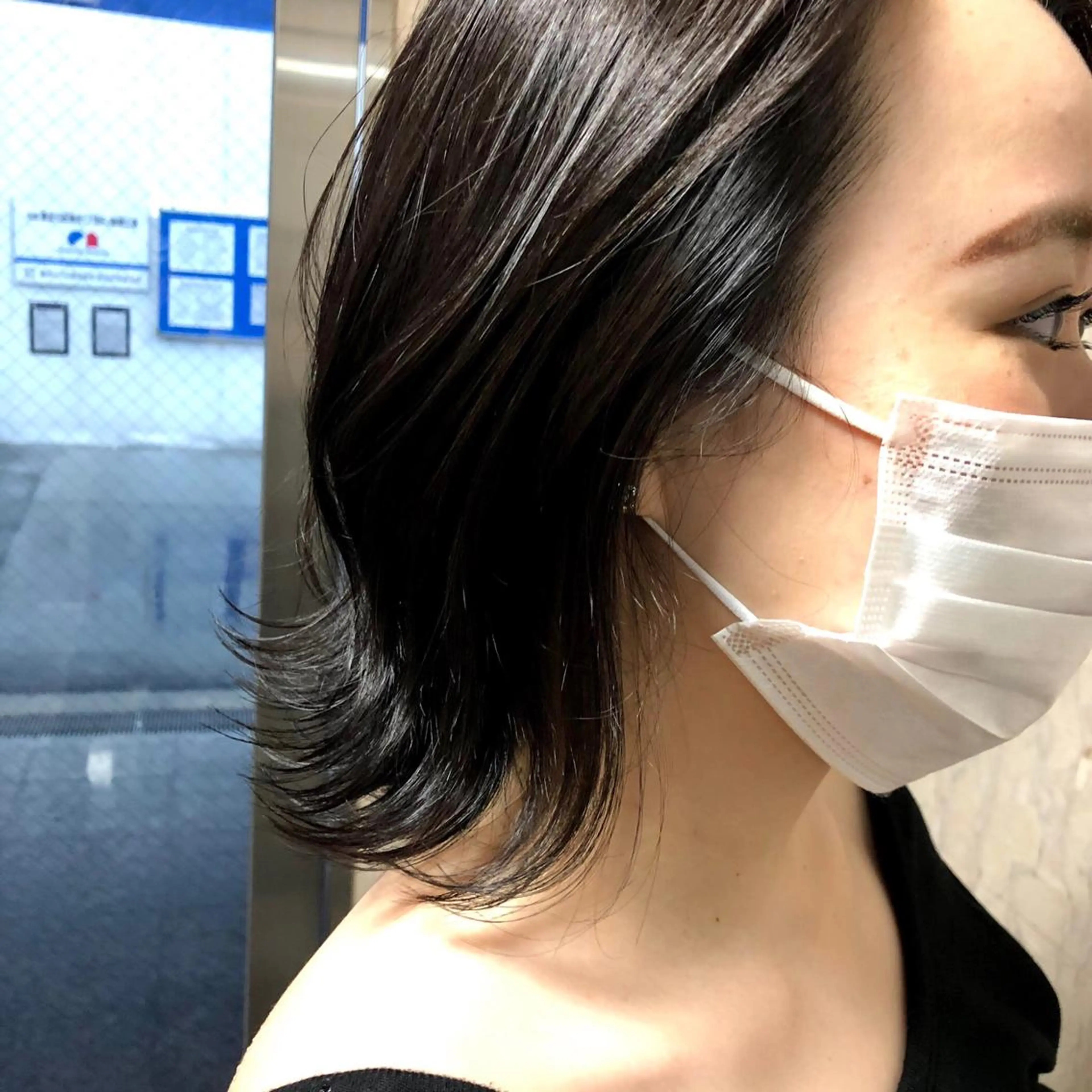 セミロング trico上新庄店所属・jr.カラーリスト 園田峻平のヘアスタイル