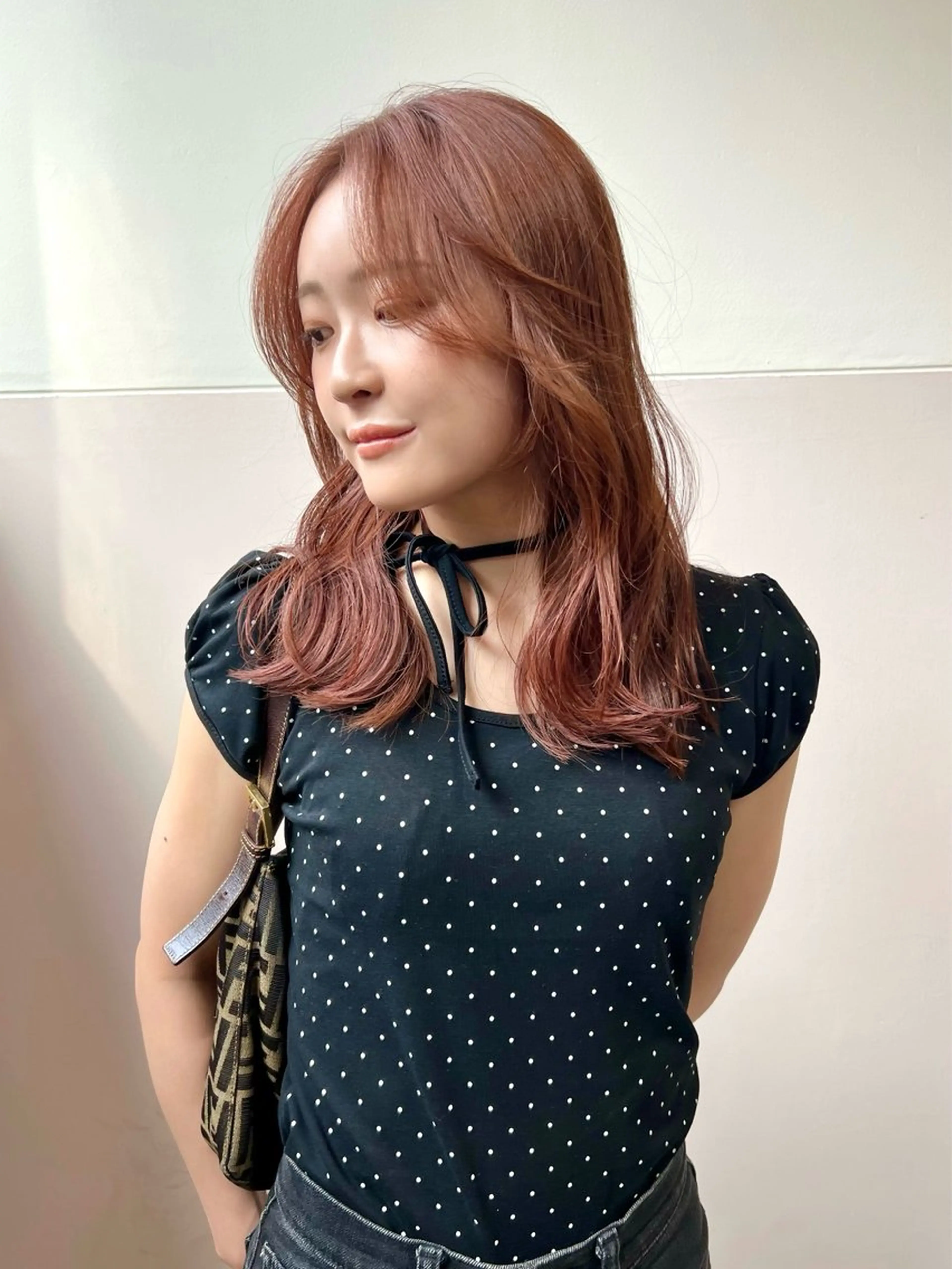 セミロング カラー カット ヘアカラー トリートメント 樫原裕二 /柔らかいカラーのヘアスタイル