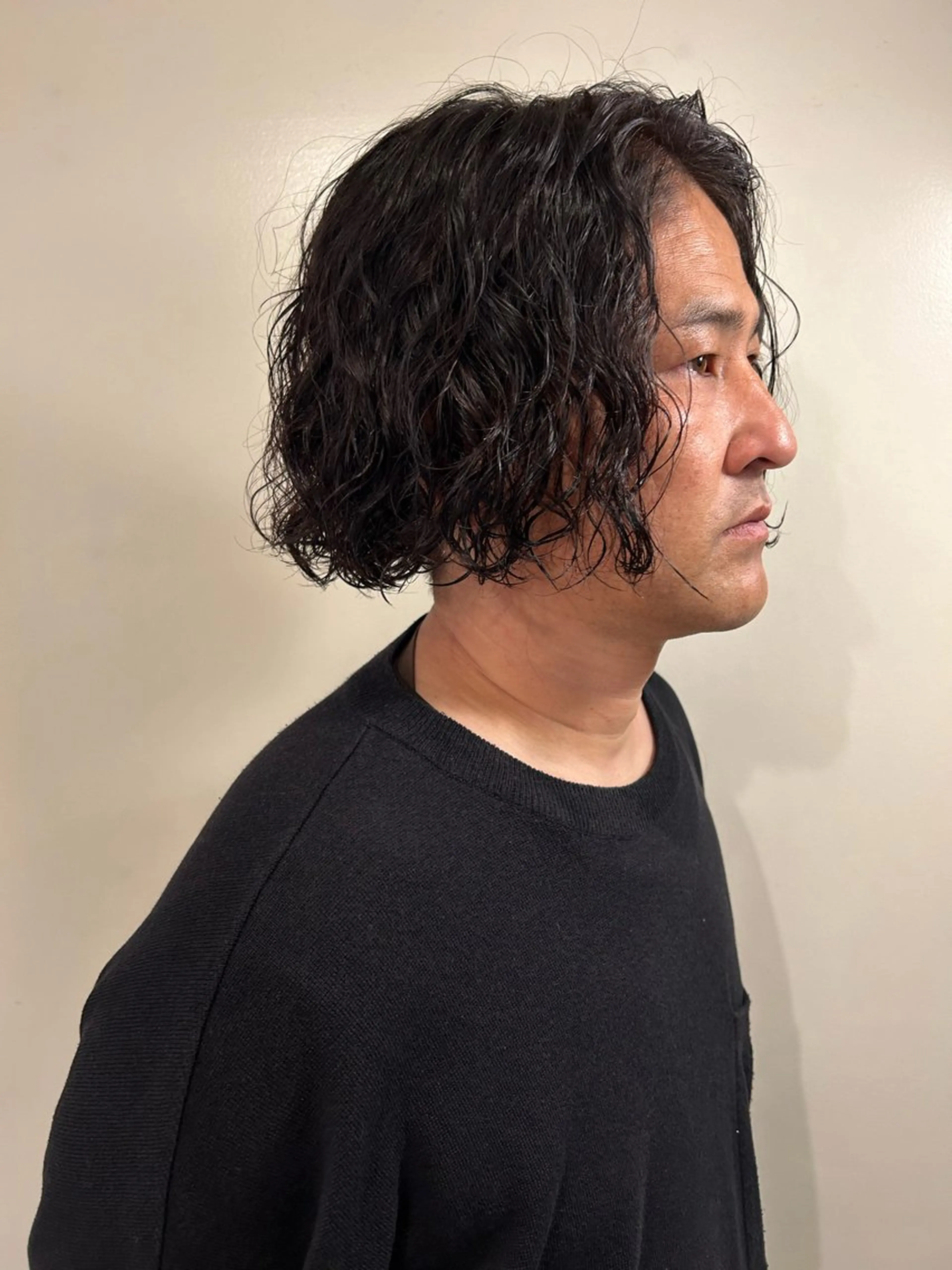 メンズ カット パーマ 塚田 銀太のヘアスタイル