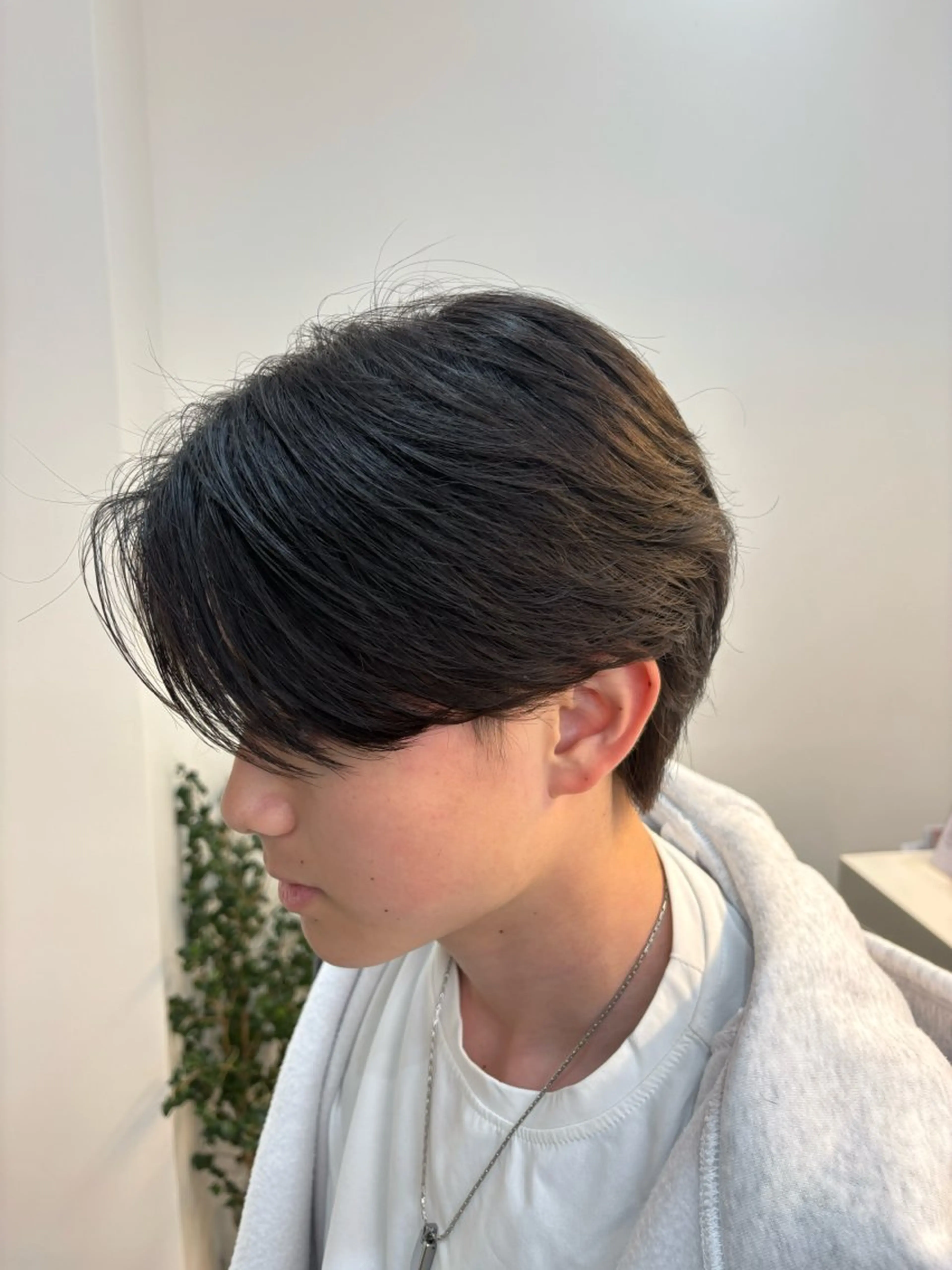 ショート パーマ メンズ センターパート ニュアンスパーマ evri 静岡七間町美容室所属・八木 諒哉のヘアスタイル