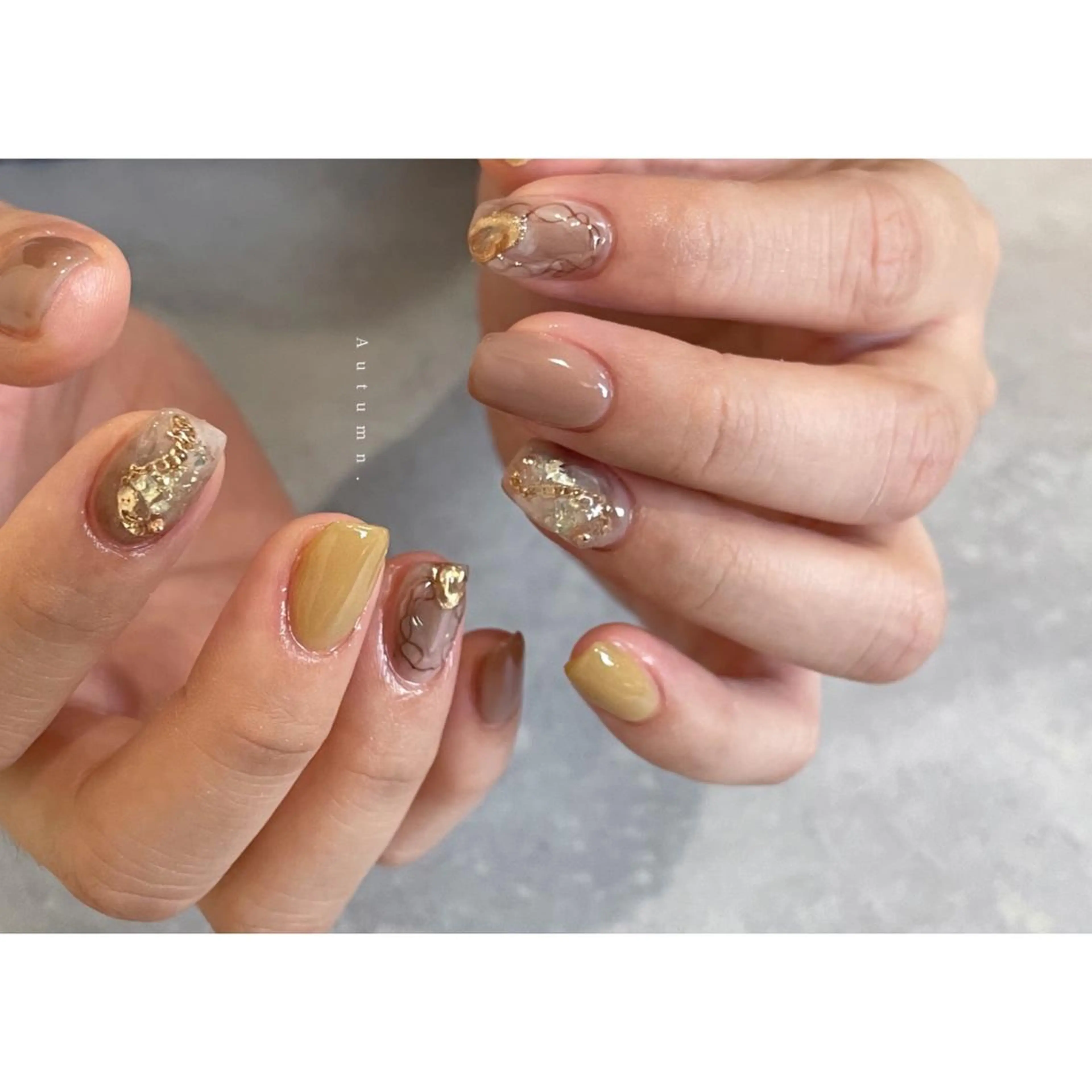 ネイル アートネイル ミラーネイル ニュアンスネイル オフィスネイル ワンカラーネイル ハンドネイル lacier nailのネイルデザイン