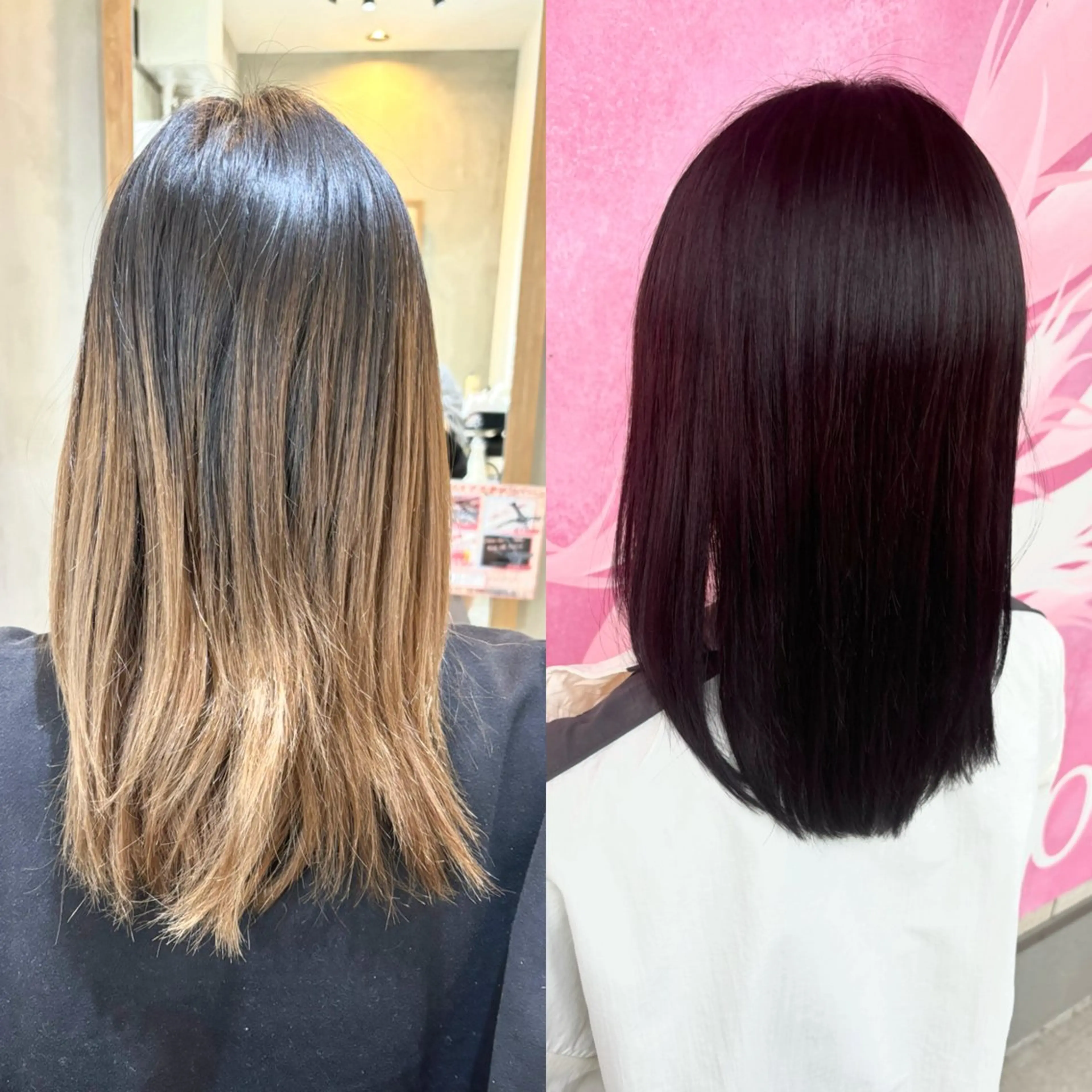 ミディアム カット ヘアカラー トリートメント ヘッドスパ SOAR武蔵小杉所属・💜ハナエ💜 オーダーメイド美髪✨のヘアスタイル