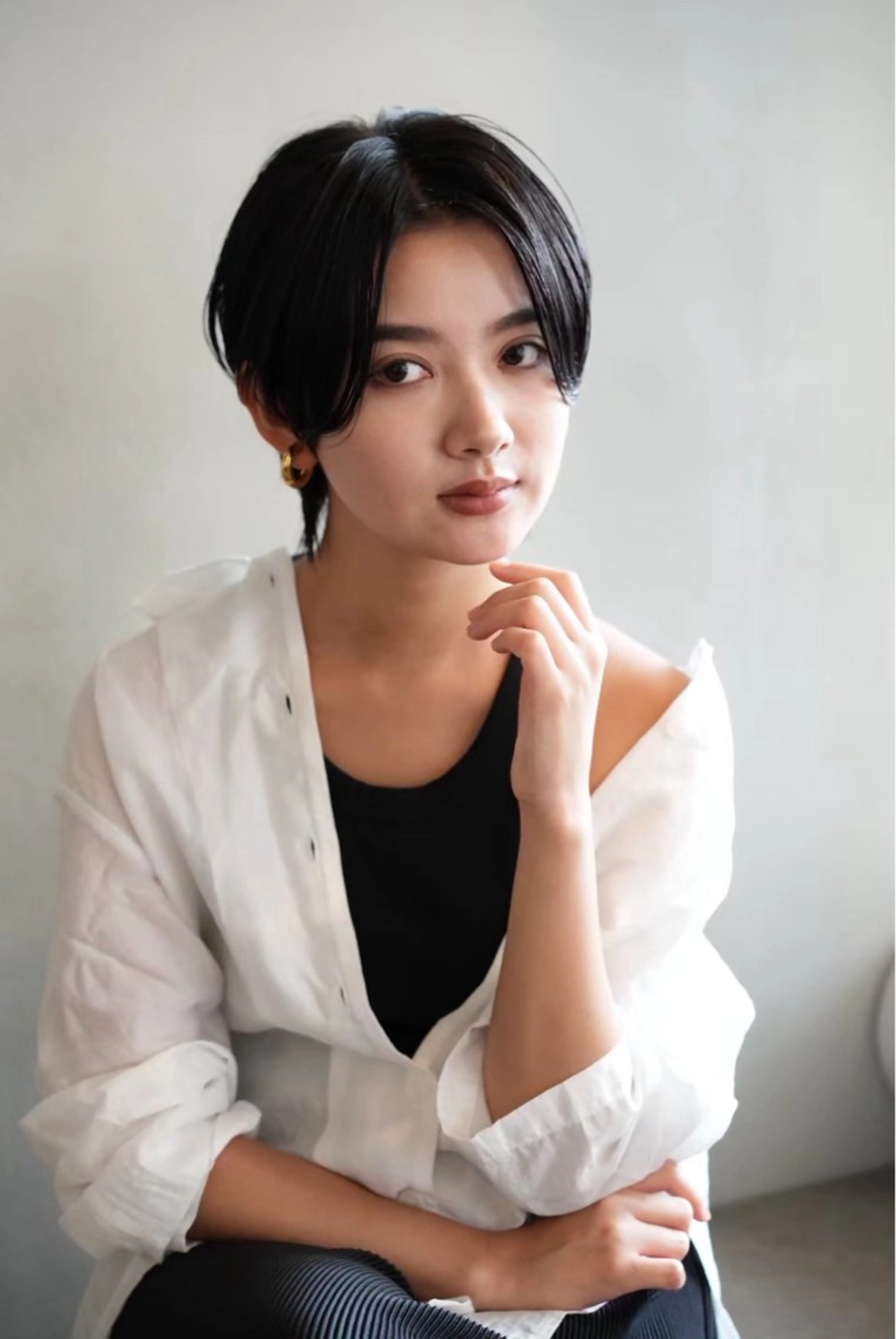 ショート カラー 加賀 千聖 /soigneのヘアスタイル