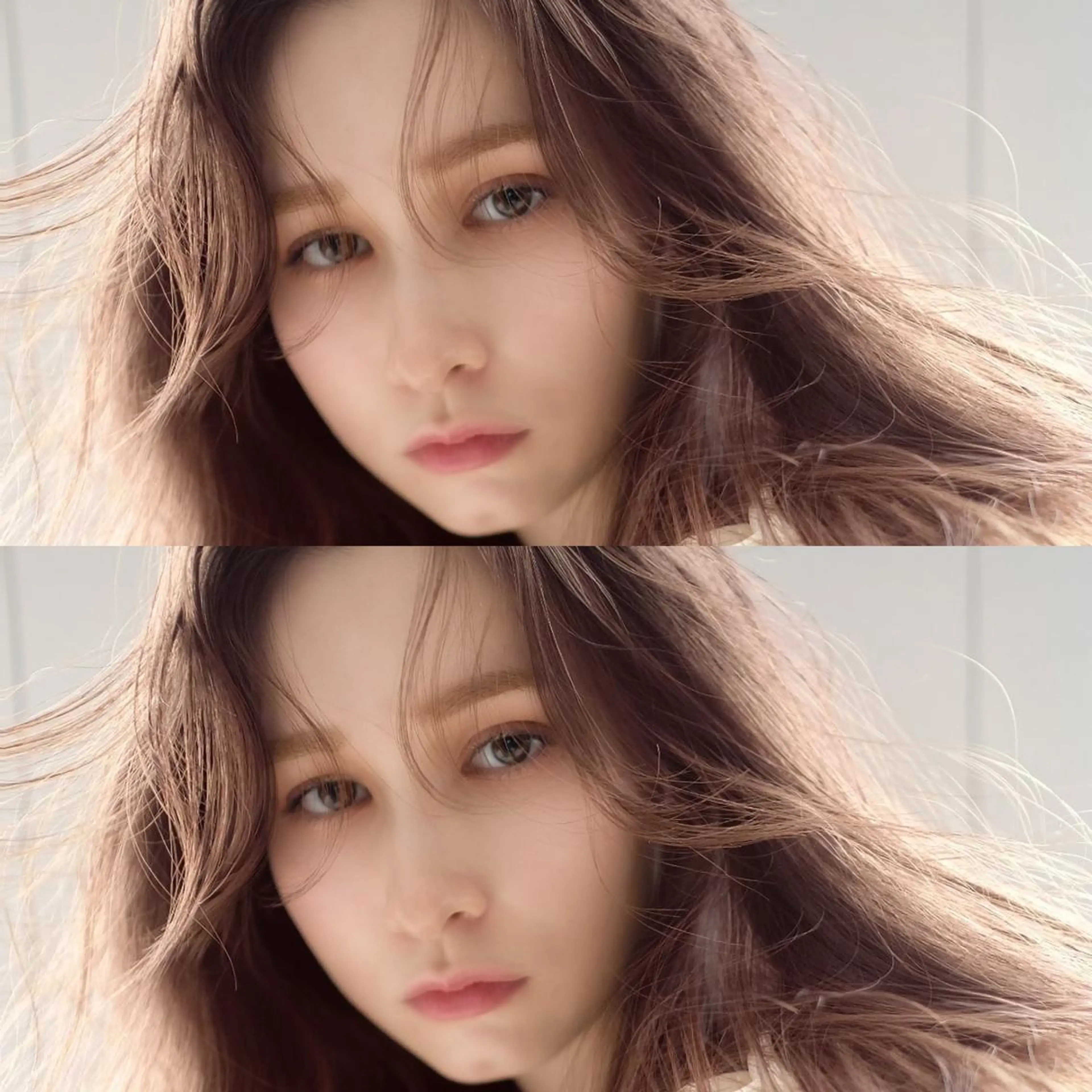 ロング カラー 韓国風ヘア 💜ハイトーン💛 マジカルかいちゃんのヘアスタイル