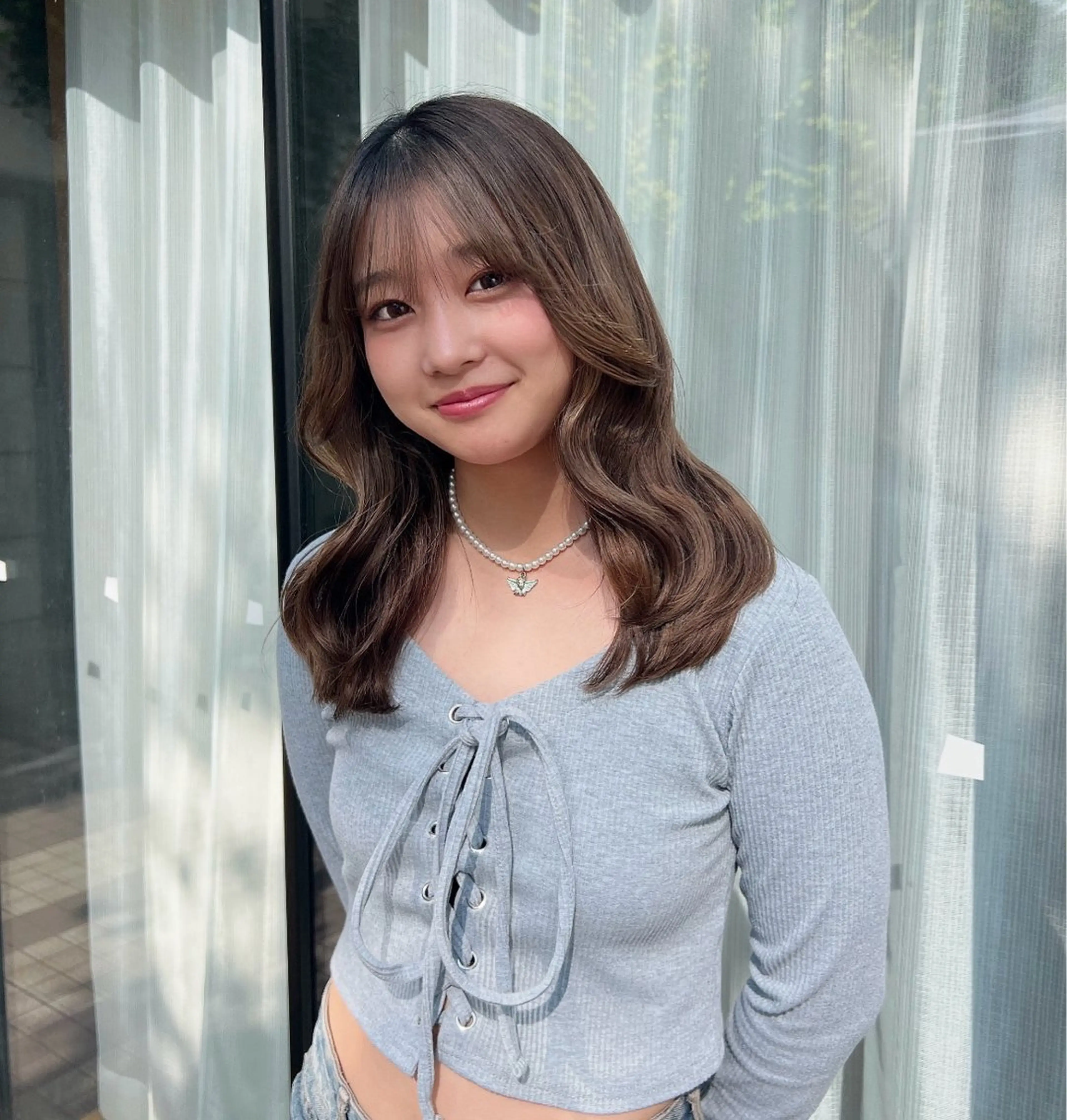 ミディアム 松村 愛輝のヘアスタイル