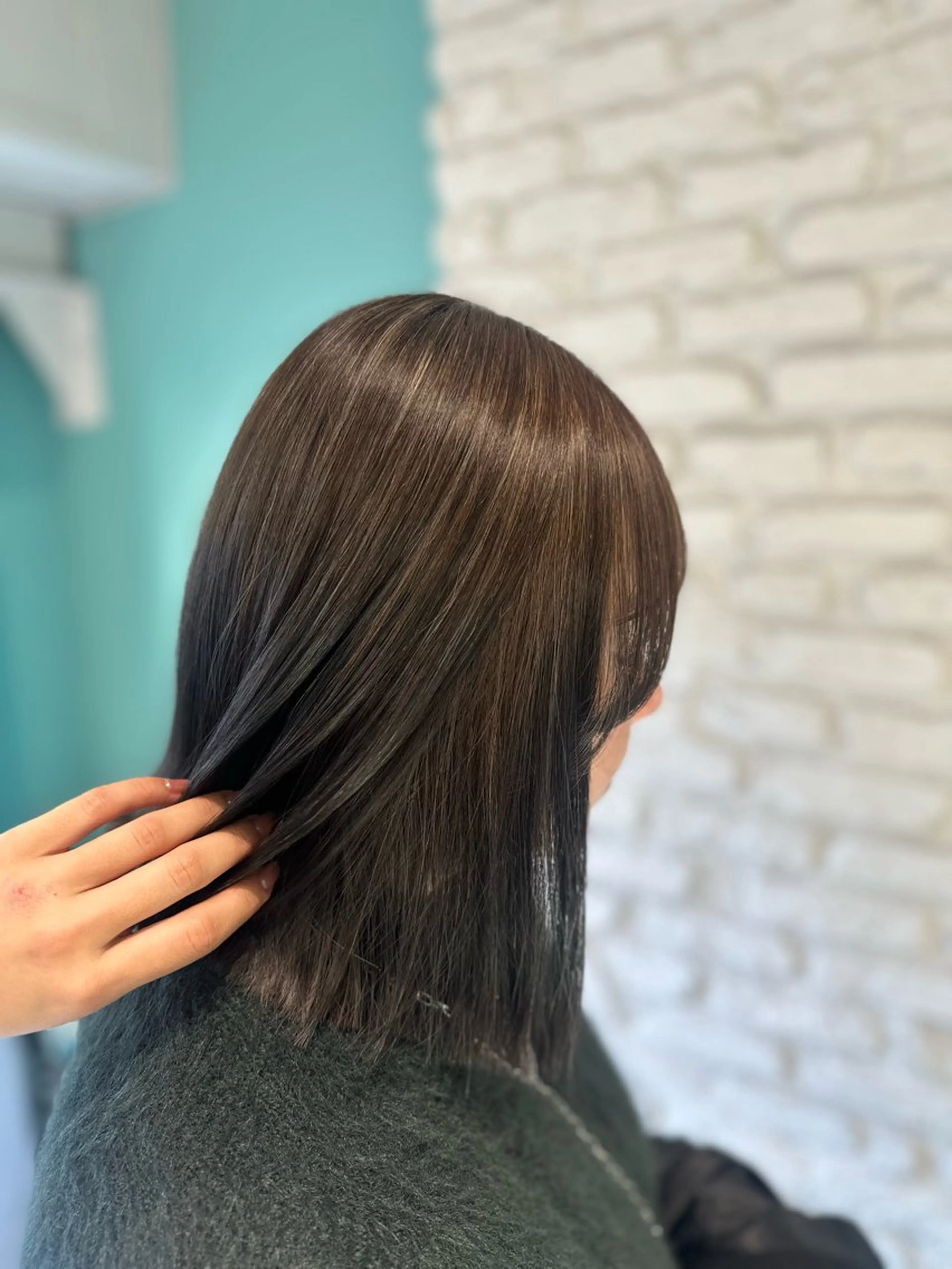 ミディアム カラー ハイライトカラー ハイライト ヘアカラー LeeHorie MIUのヘアスタイル