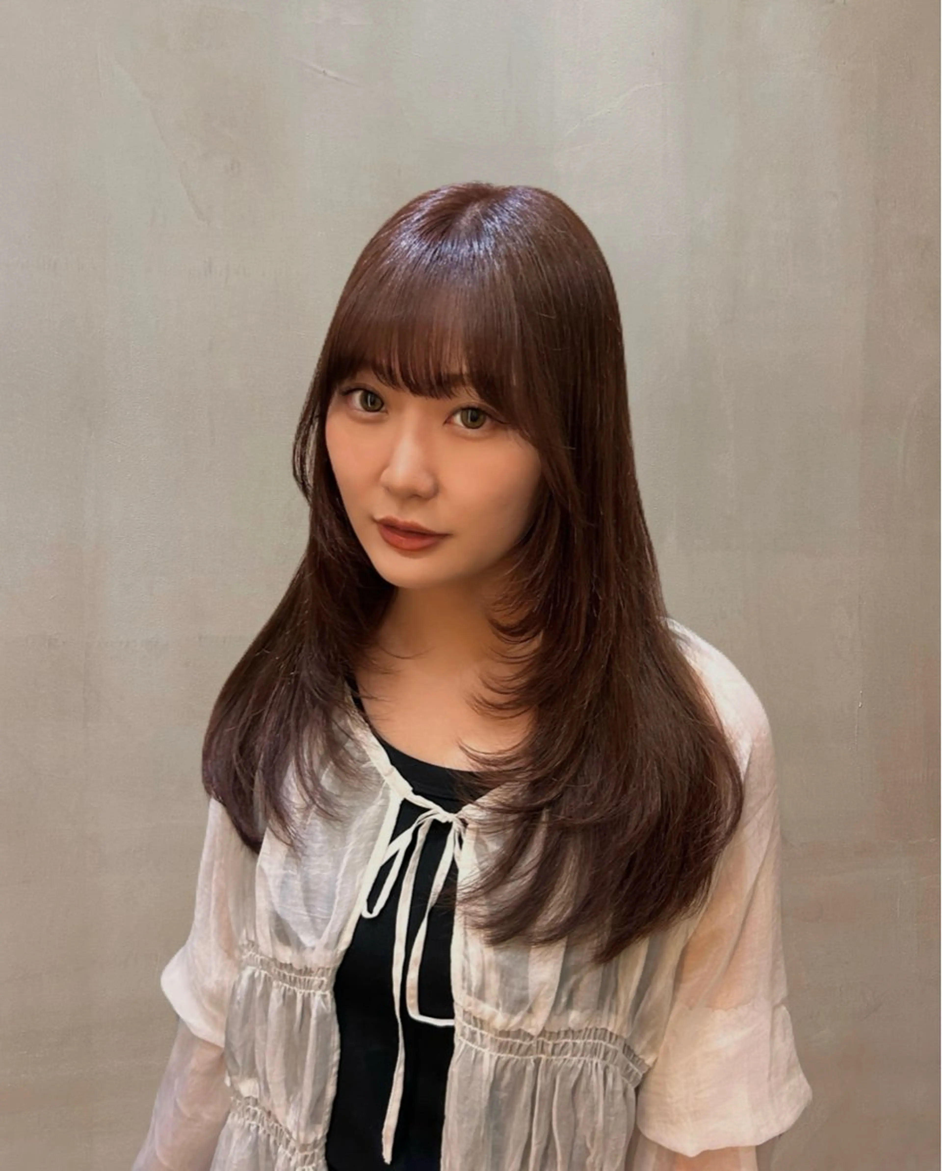 ロング カラー 韓国×髪質改善カラー 💎hinaのヘアスタイル