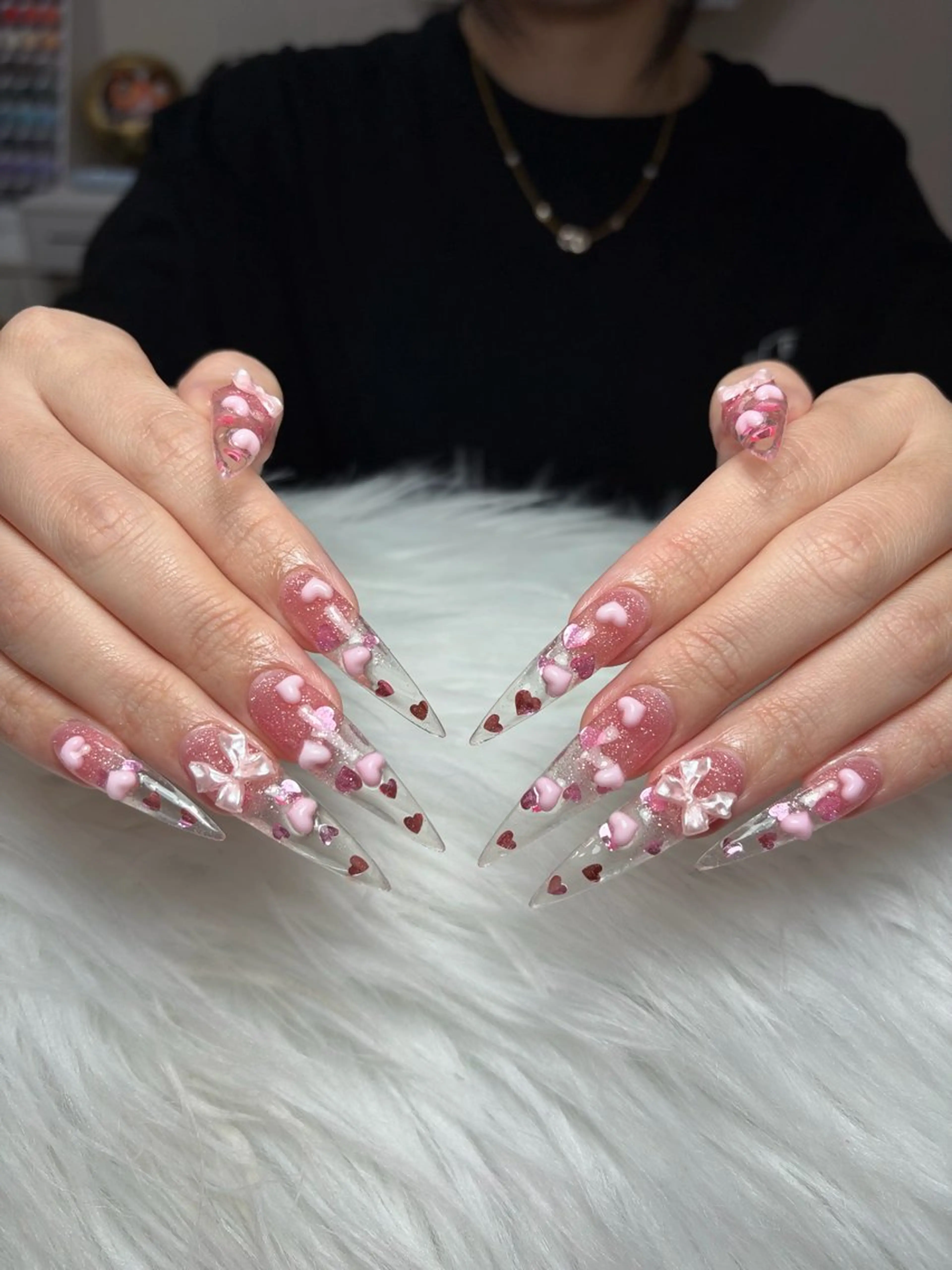 ネイル アートネイル 長さ出し ジェルネイル マグネットネイル ニュアンスネイル ハンドネイル Cloudy Chan Nailのネイルデザイン