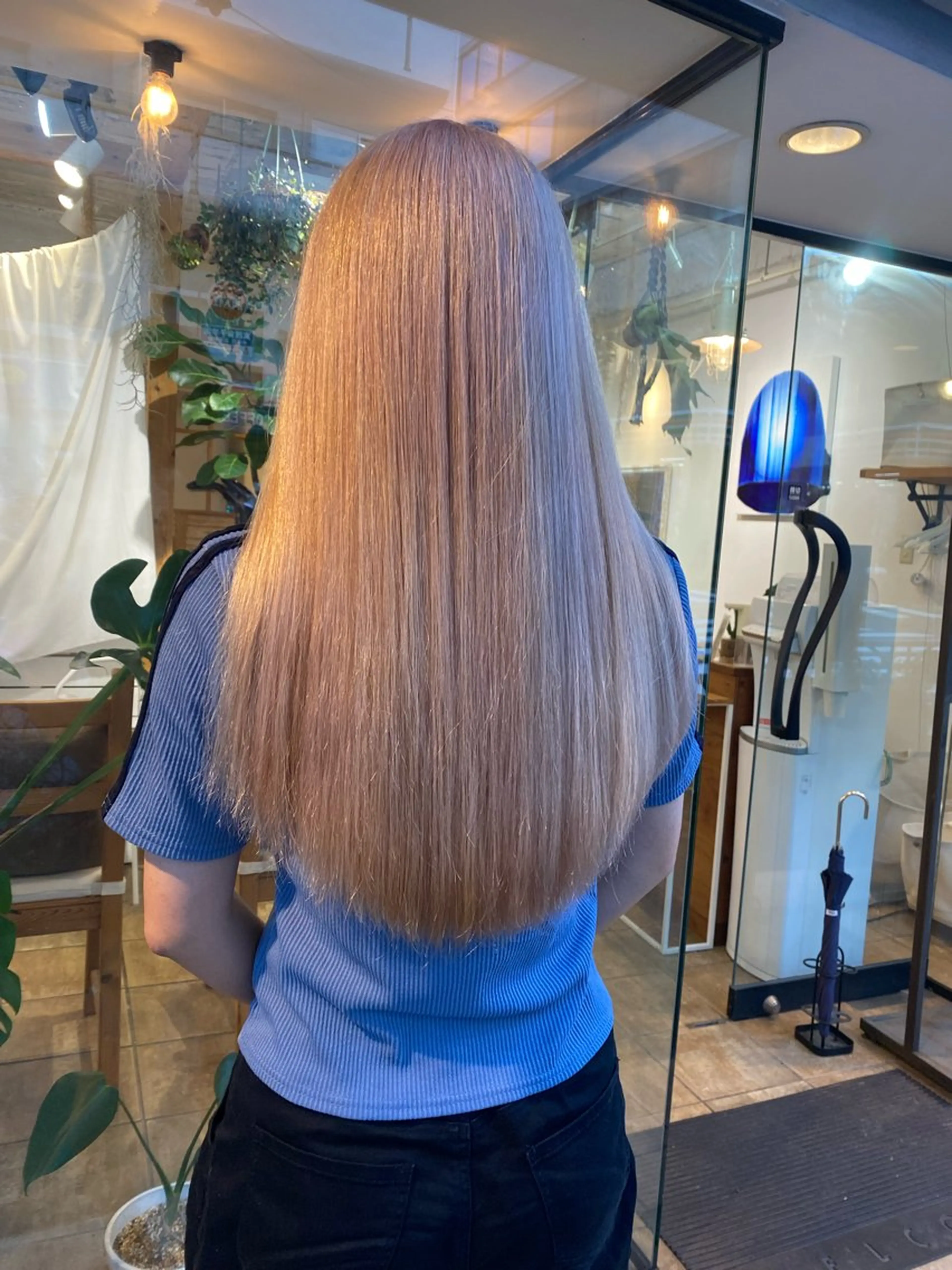 ロング カラー Joule銀座 石山あやのヘアスタイル